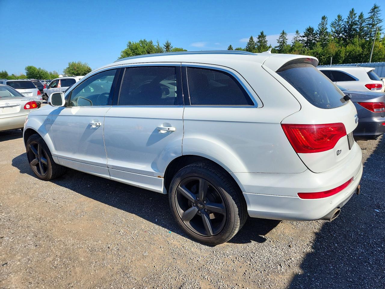 2015 Audi Q7 Tdi Prestige White vin: WA1WMCFE6FD008957