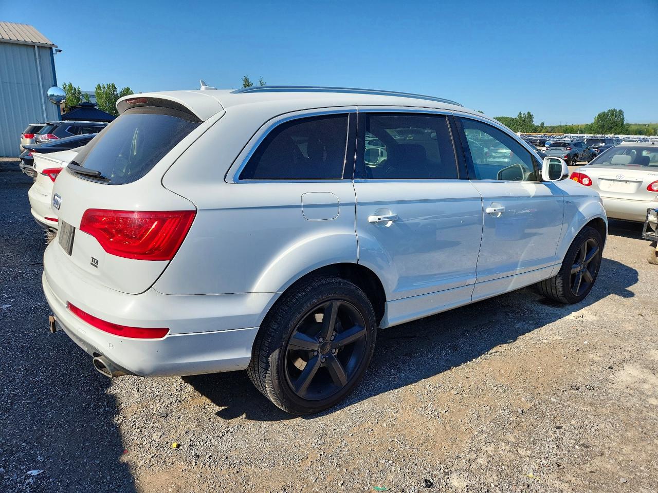 2015 Audi Q7 Tdi Prestige White vin: WA1WMCFE6FD008957