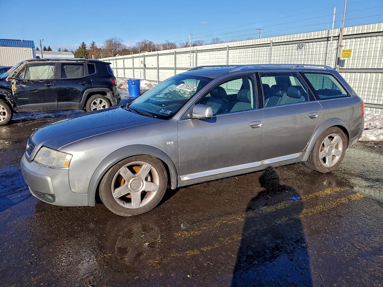 2005 Audi Allroad Серый vin: WA1YD54B55N024055