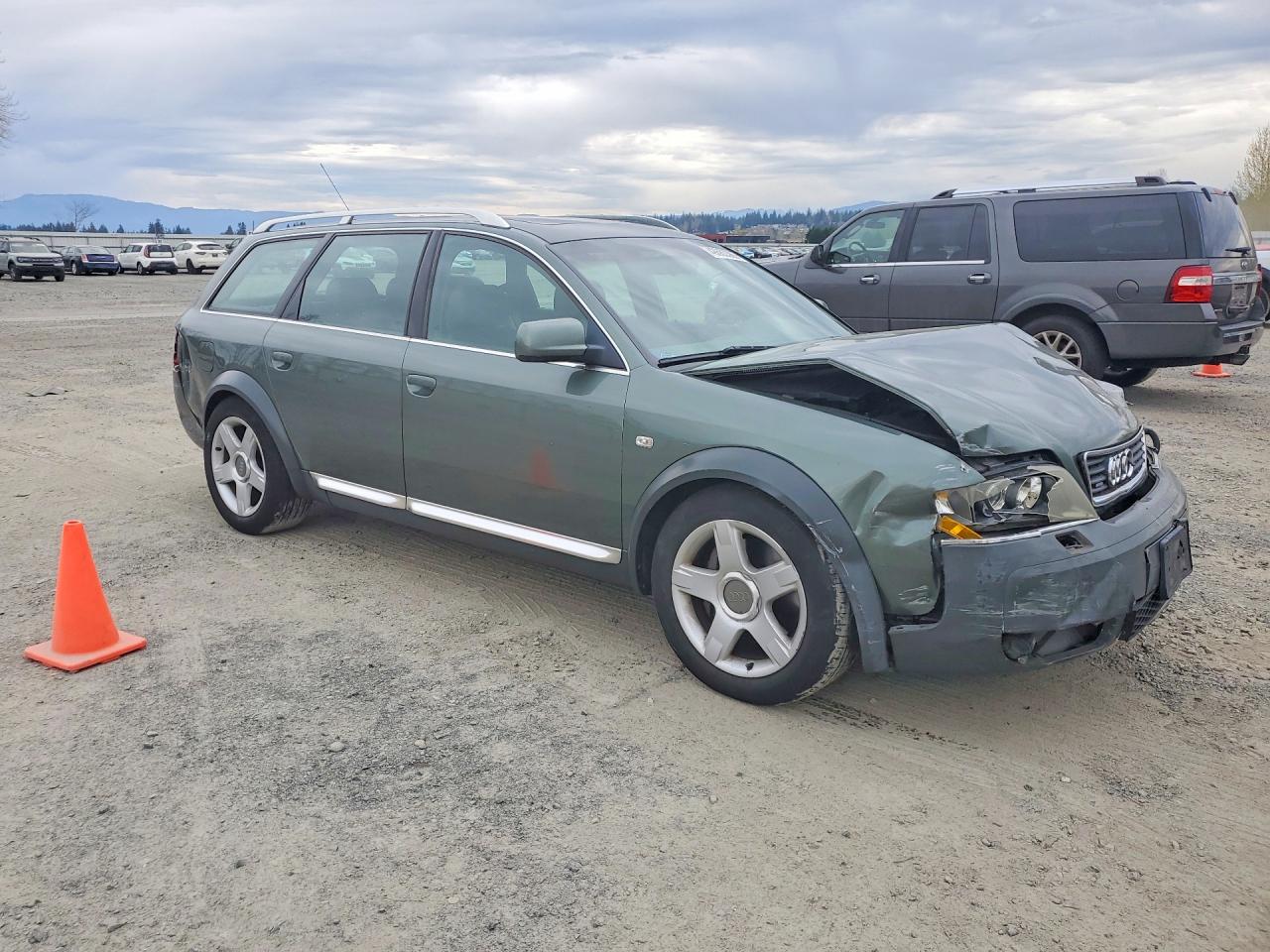 2002 Audi Allroad Green vin: WA1YD54B92N078146