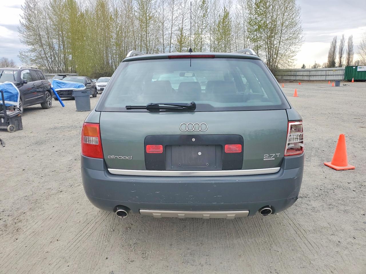 2002 Audi Allroad Green vin: WA1YD54B92N078146