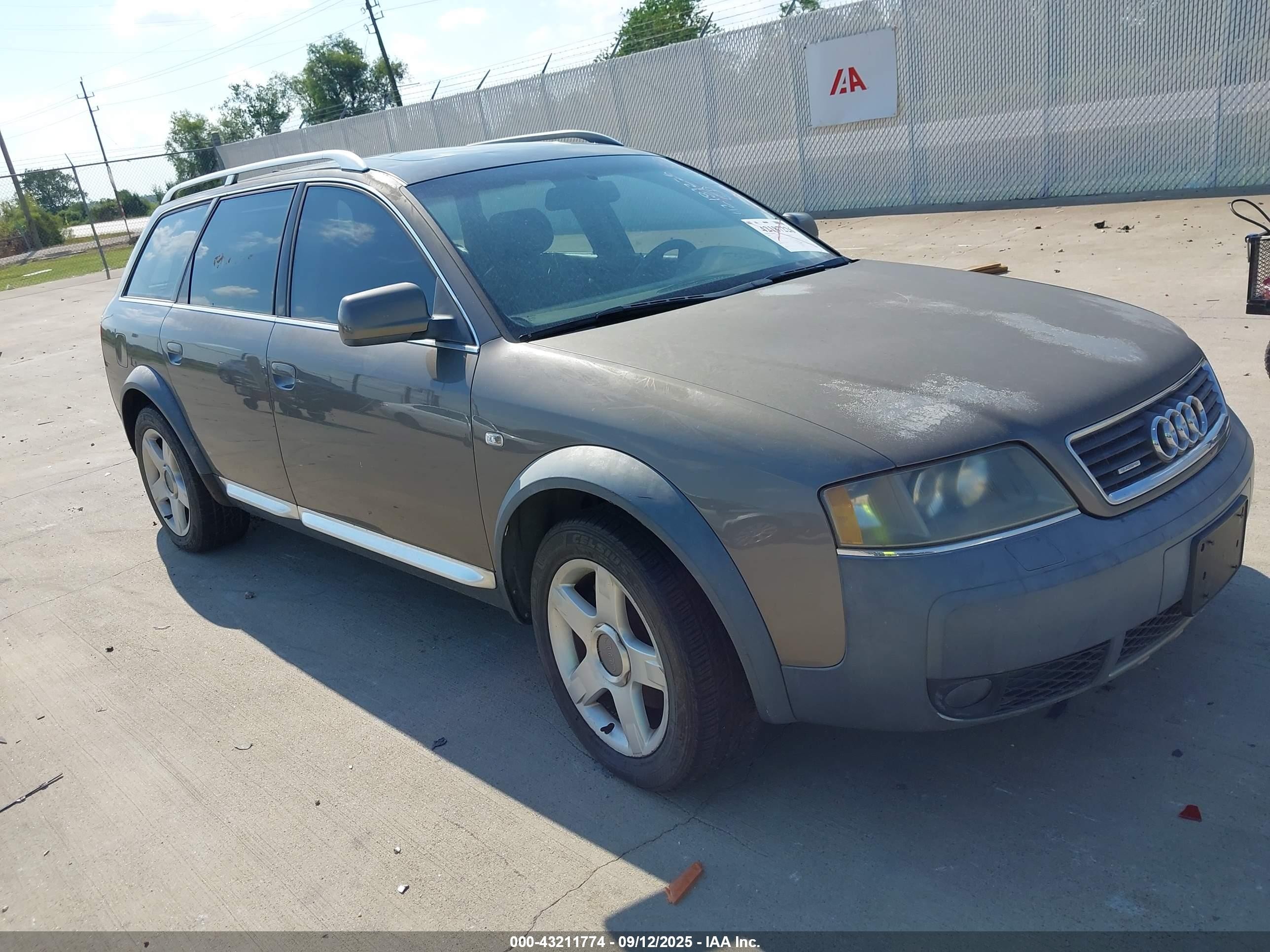 2004 Audi Allroad 2.7t Серый vin: WA1YD64B04N047411
