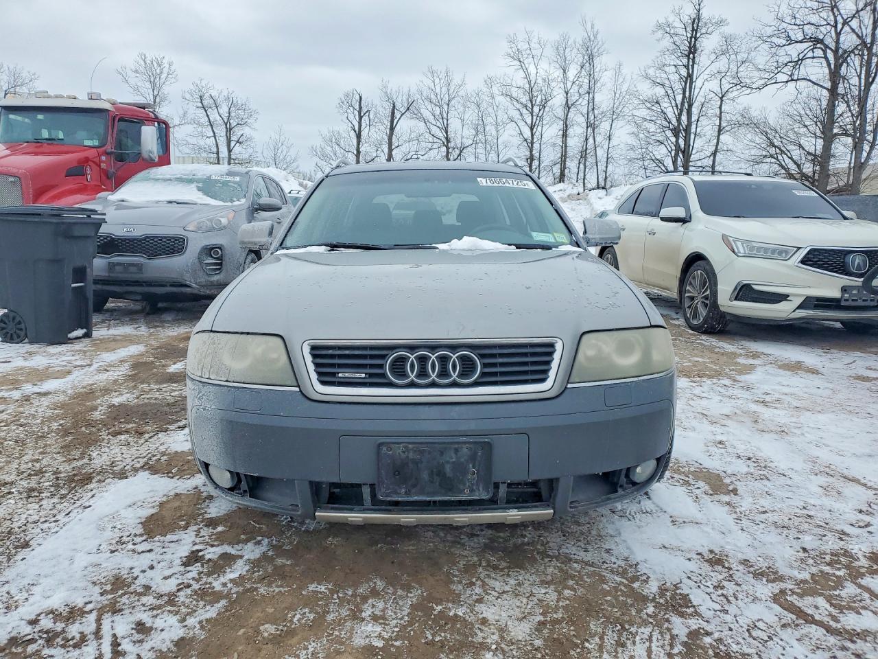 2005 Audi Allroad Silver vin: WA1YD64B45N025493