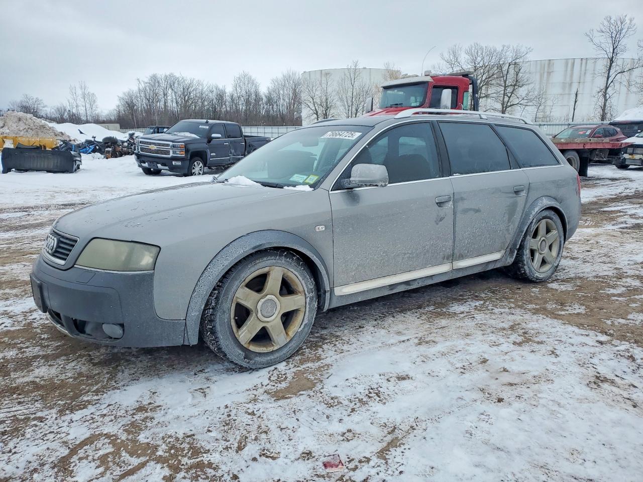 2005 Audi Allroad Silver vin: WA1YD64B45N025493