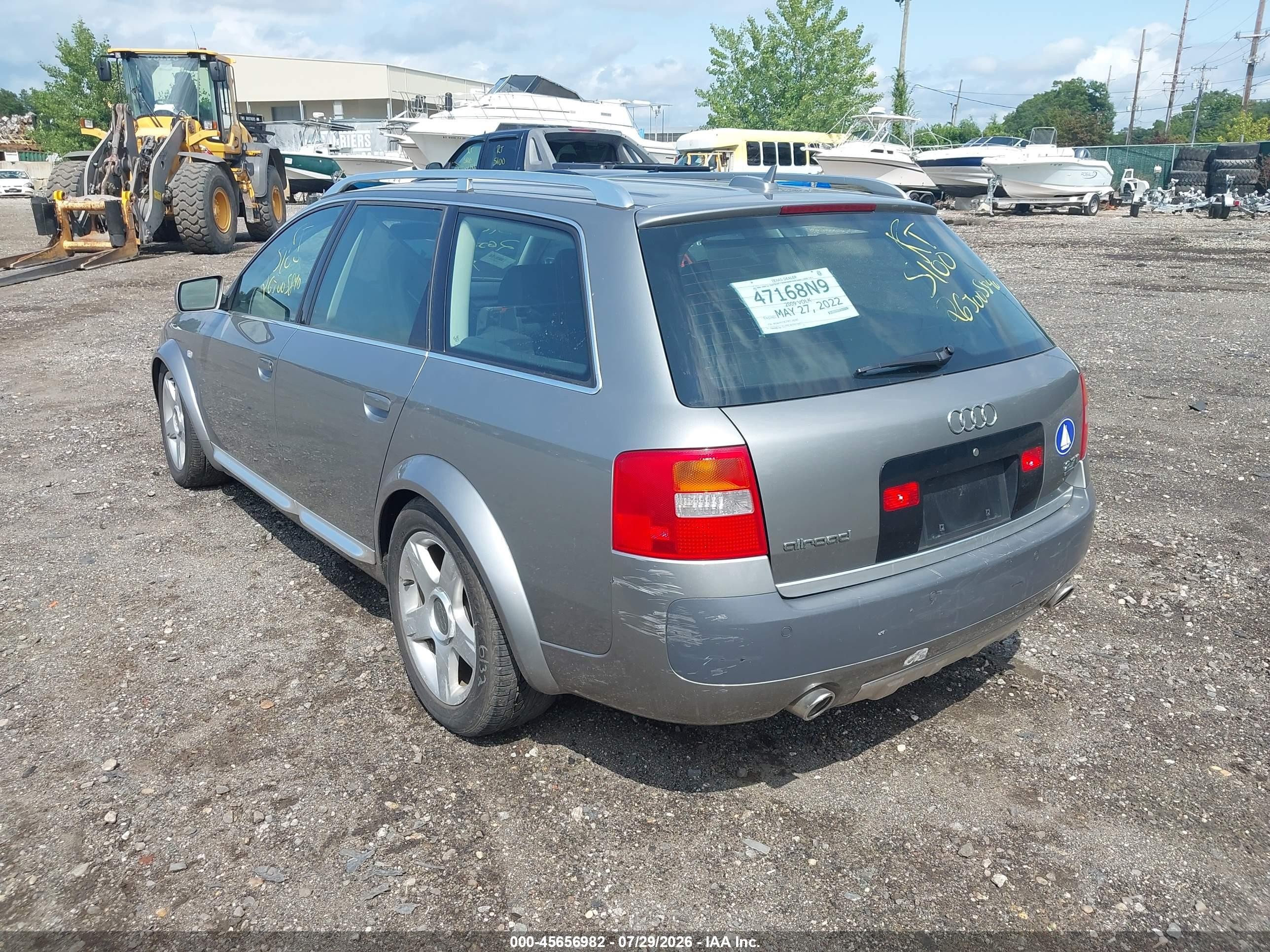 2005 Audi Allroad 2.7t Silver vin: WA1YD64B55N004393