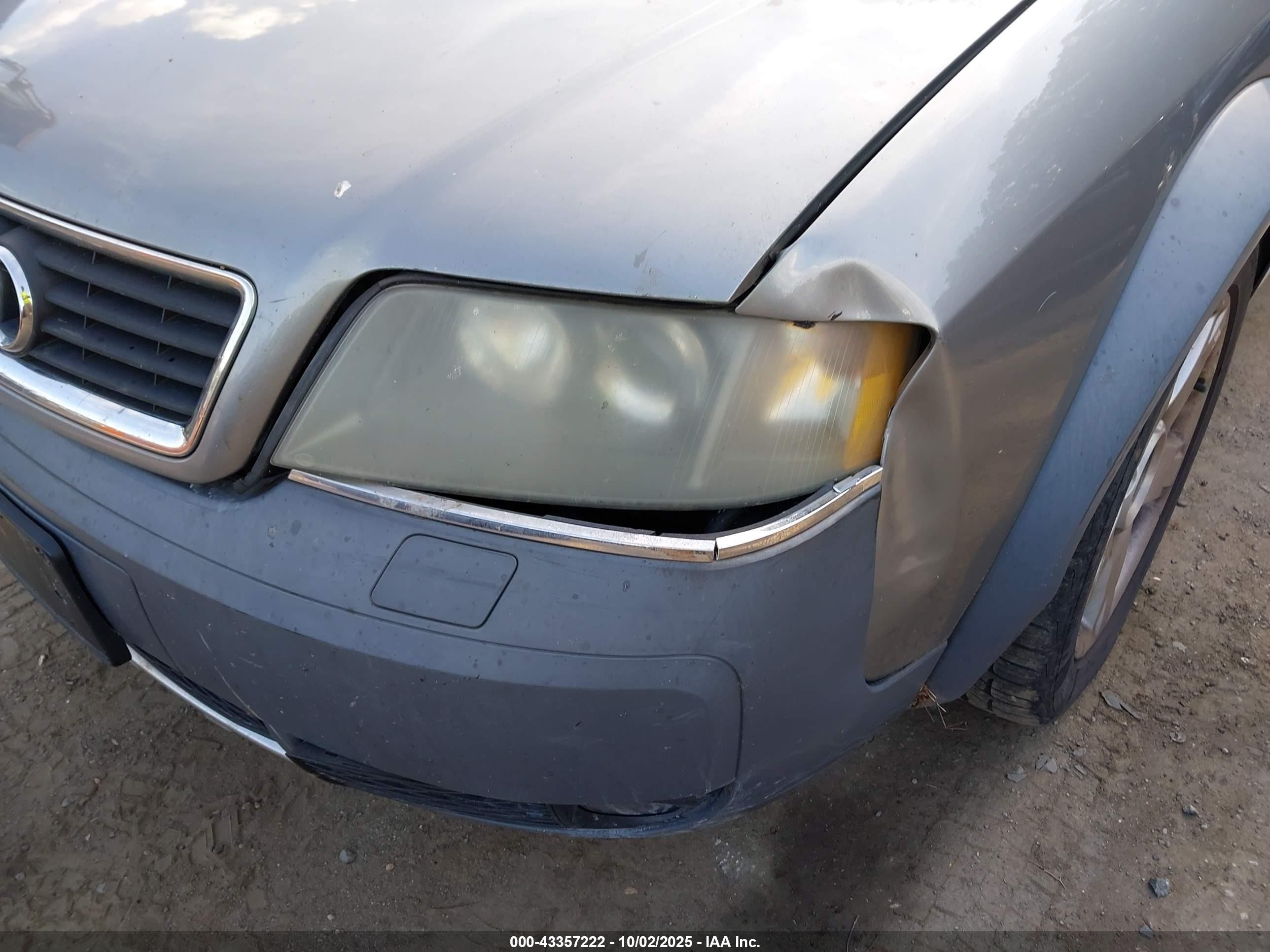 2005 Audi Allroad 2.7t Серый vin: WA1YD64B55N024076