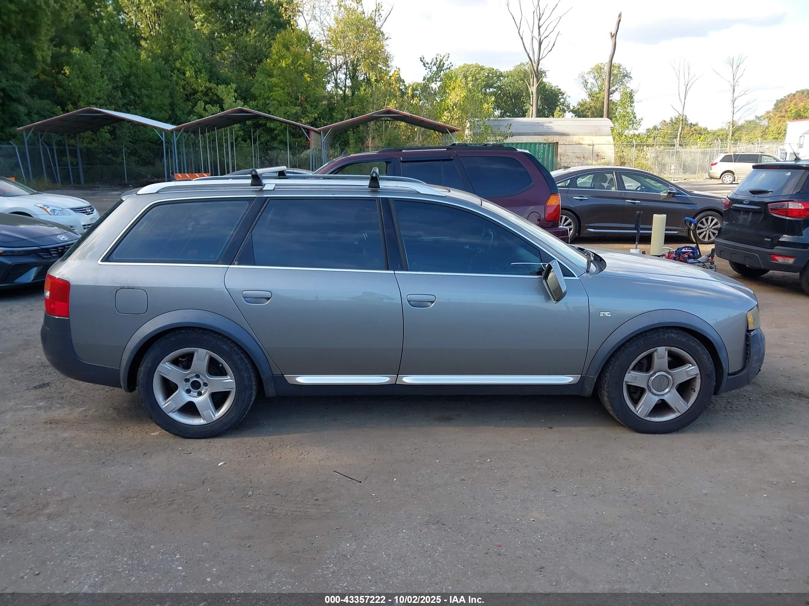 2005 Audi Allroad 2.7t Серый vin: WA1YD64B55N024076