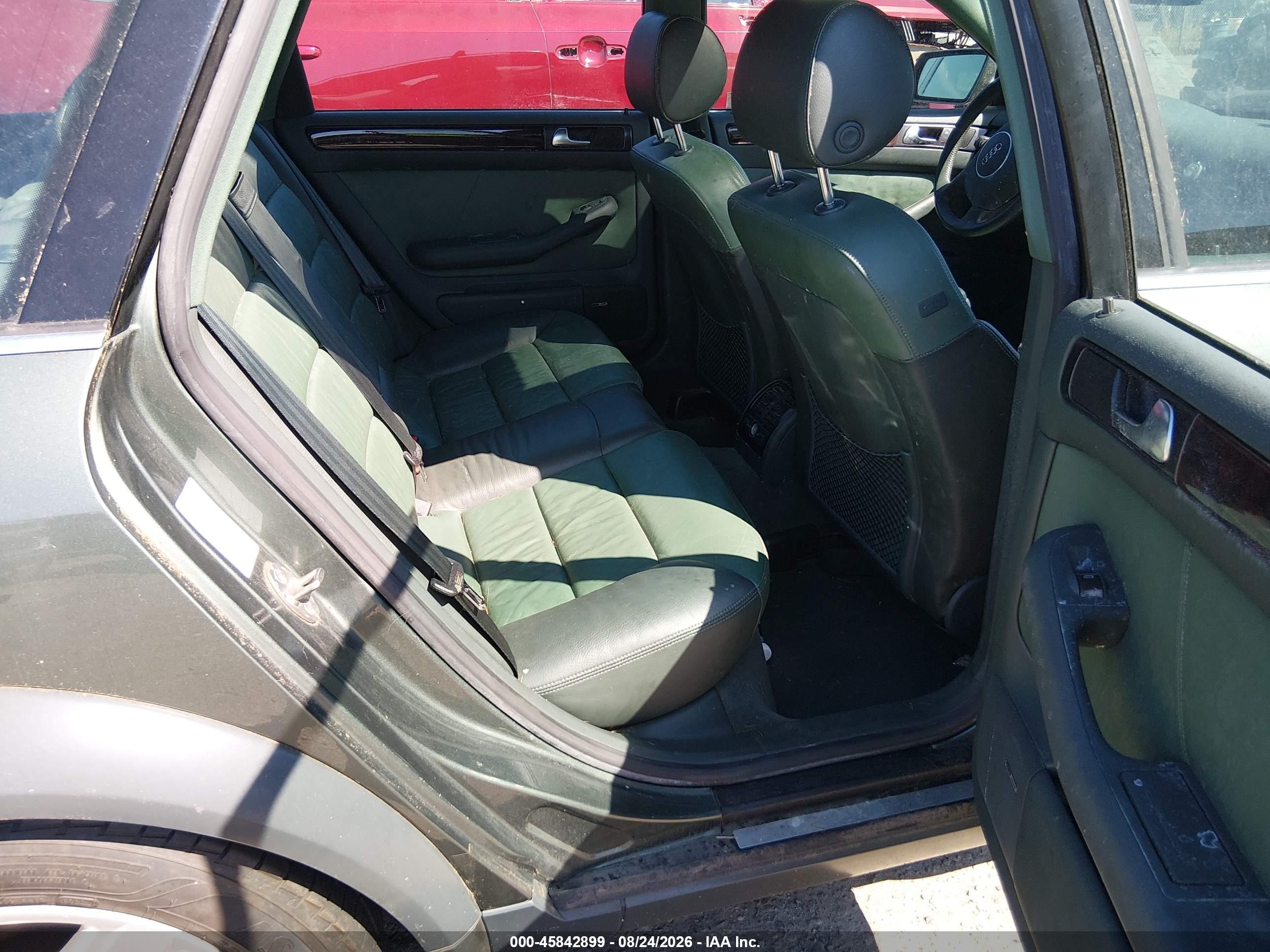 2002 Audi Allroad 2.7l Green vin: WA1YD64B62N042369