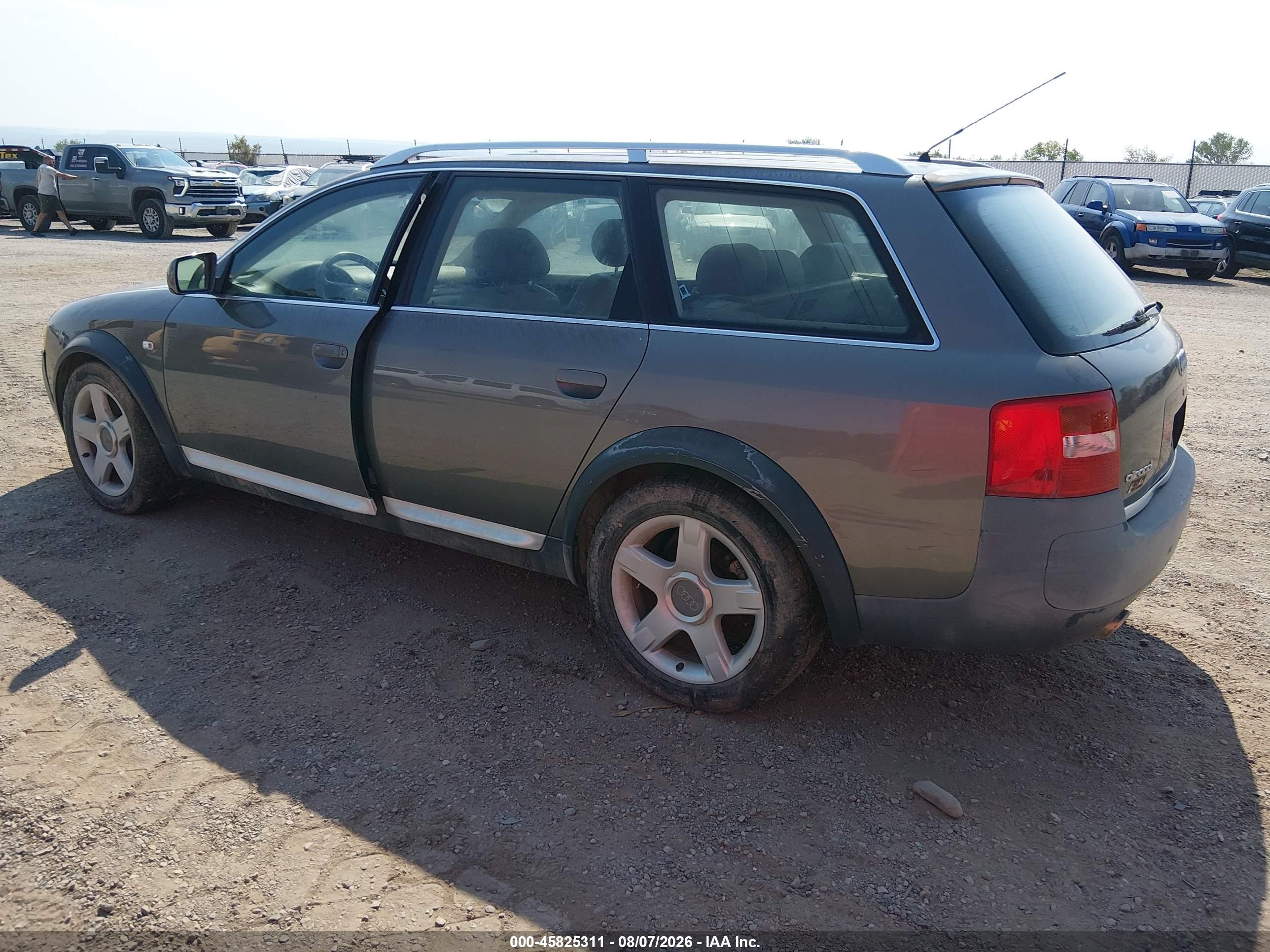 2003 Audi Allroad 2.7t Gray vin: WA1YD64B83N086598
