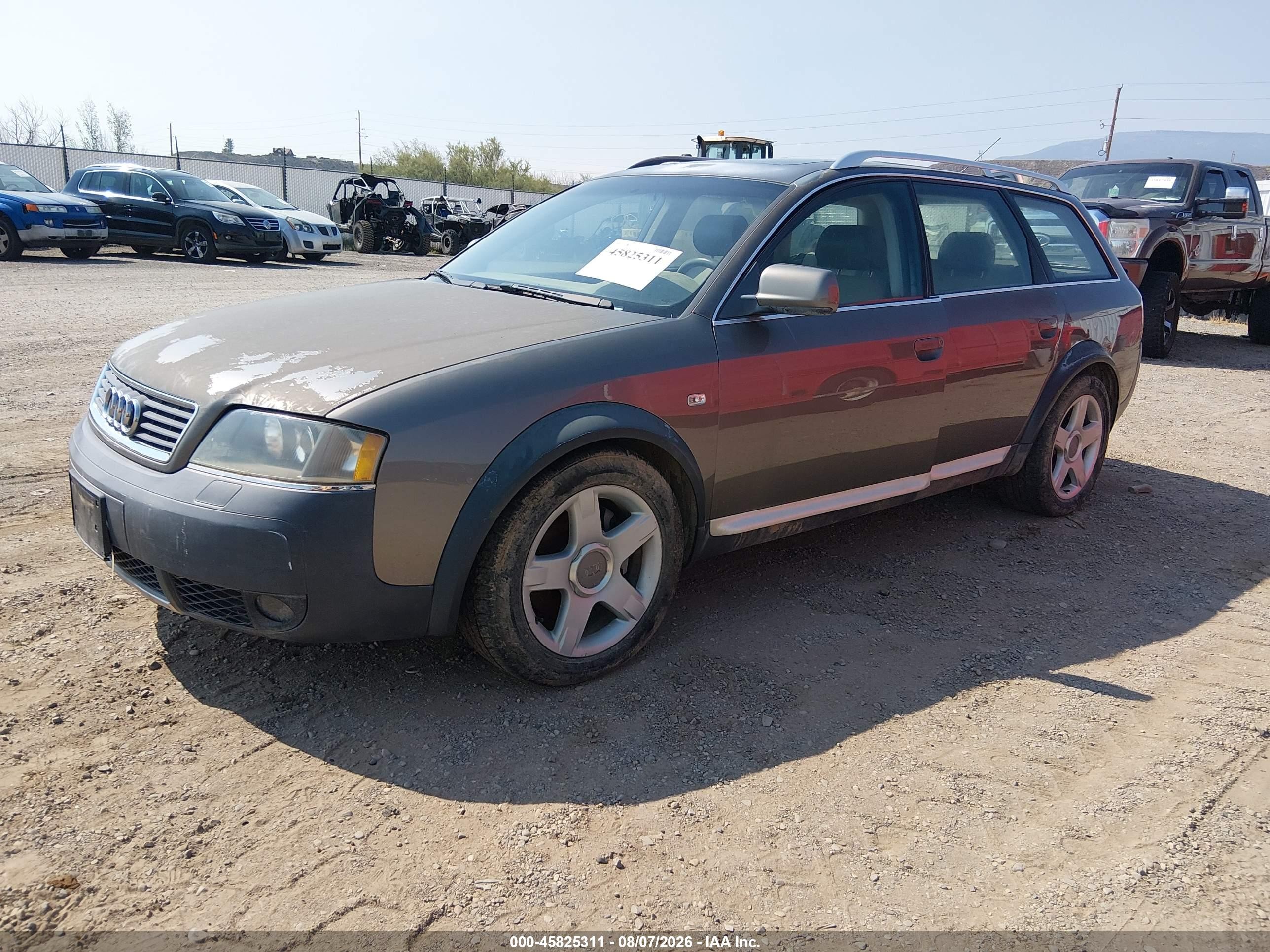 2003 Audi Allroad 2.7t Gray vin: WA1YD64B83N086598