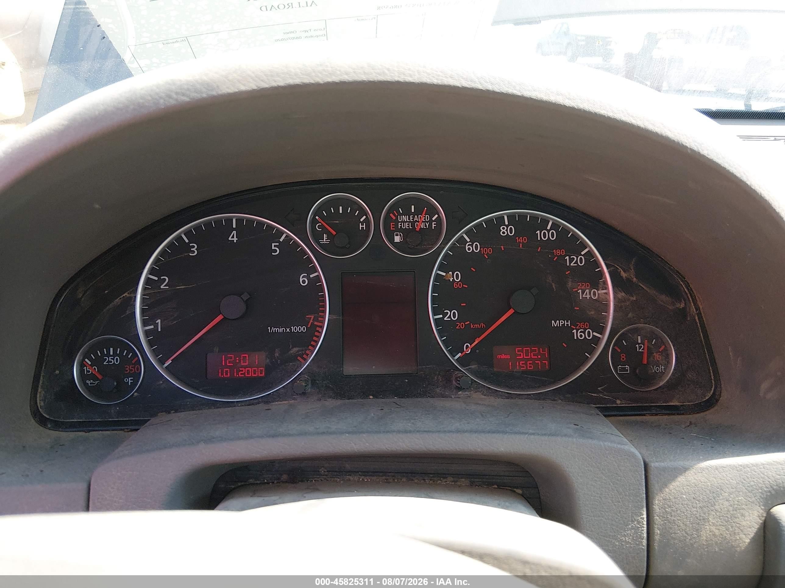 2003 Audi Allroad 2.7t Gray vin: WA1YD64B83N086598