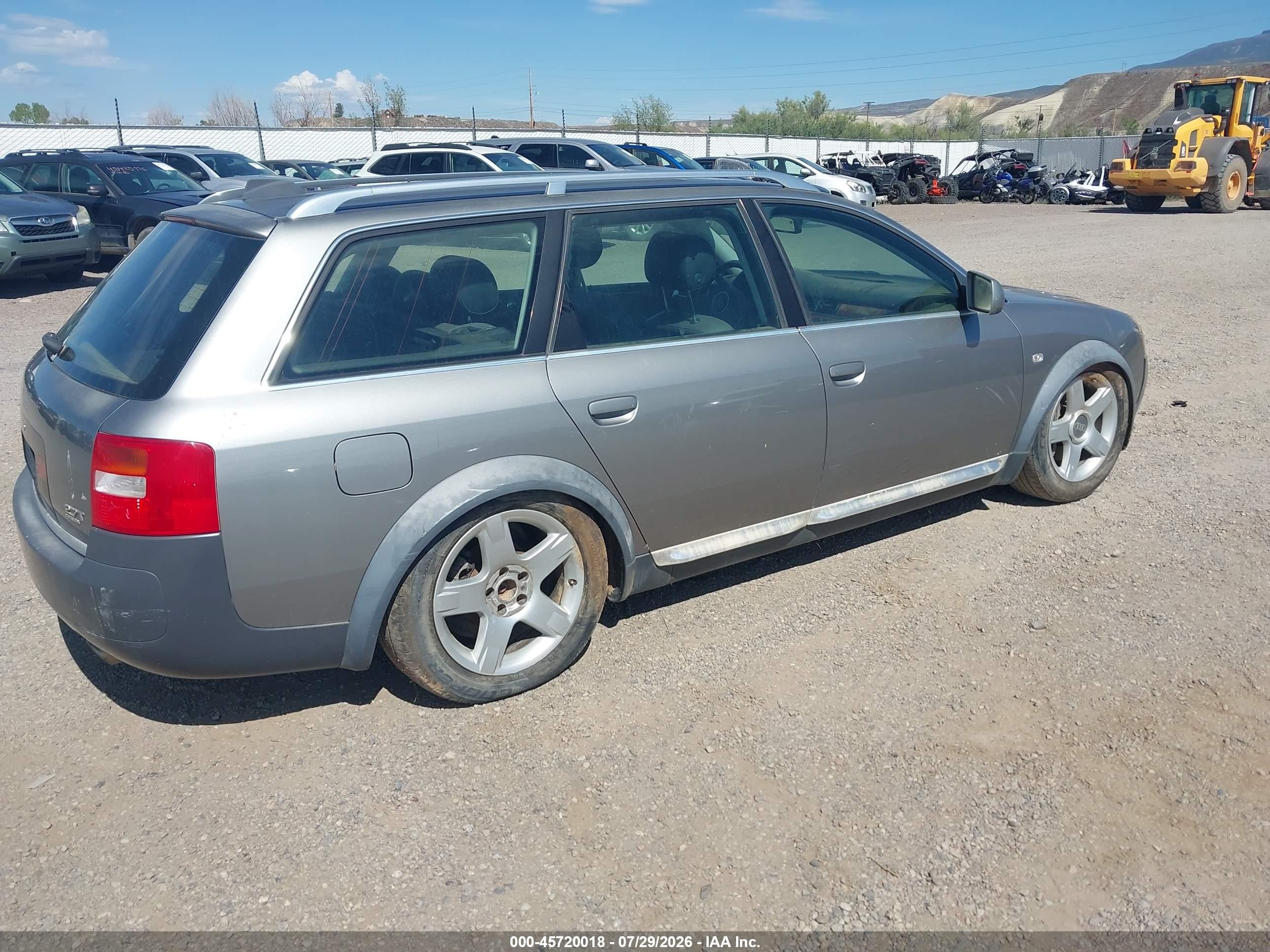 2004 Audi Allroad 2.7t Silver vin: WA1YD64B84N026385