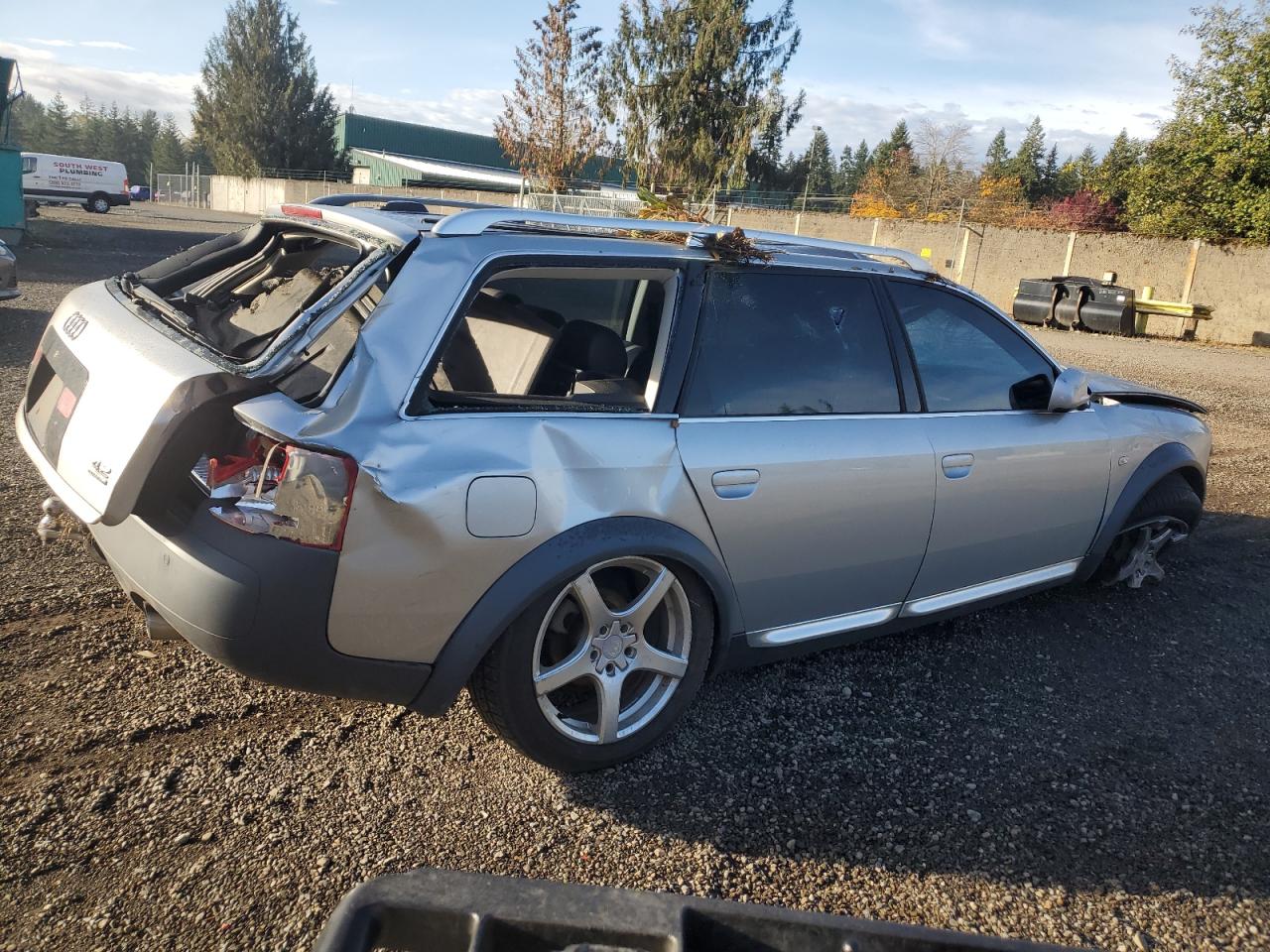 2005 Audi Allroad 4.2 Silver vin: WA1YL64B05N012887
