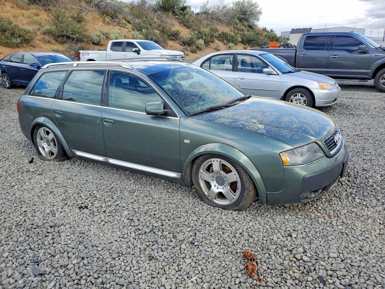 2006 Audi A6 Allroad Green vin: WA1YL64B95N011334