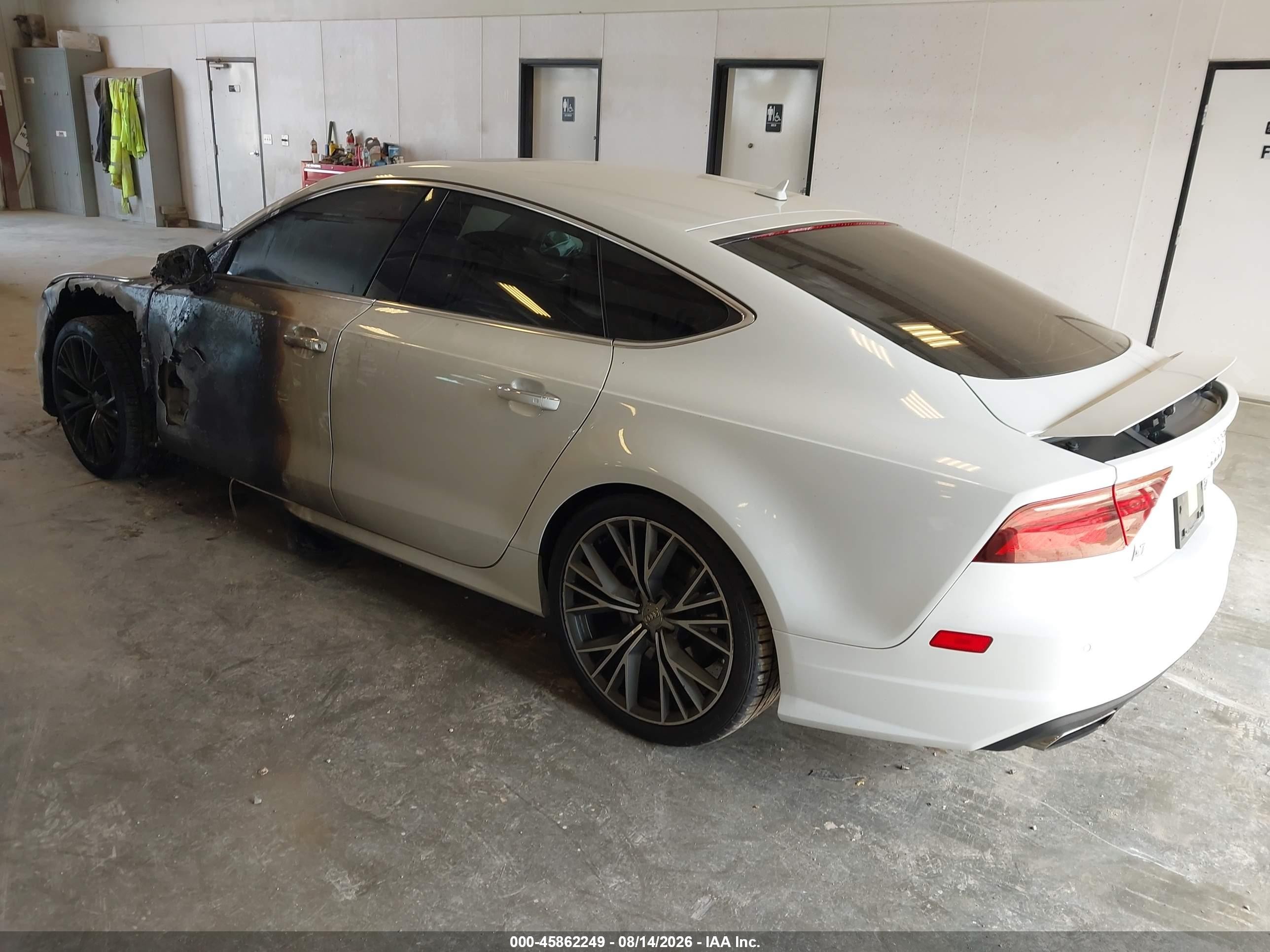 2017 Audi A7 3.0t Premium Plus White vin: WAU22AFC6HN012854