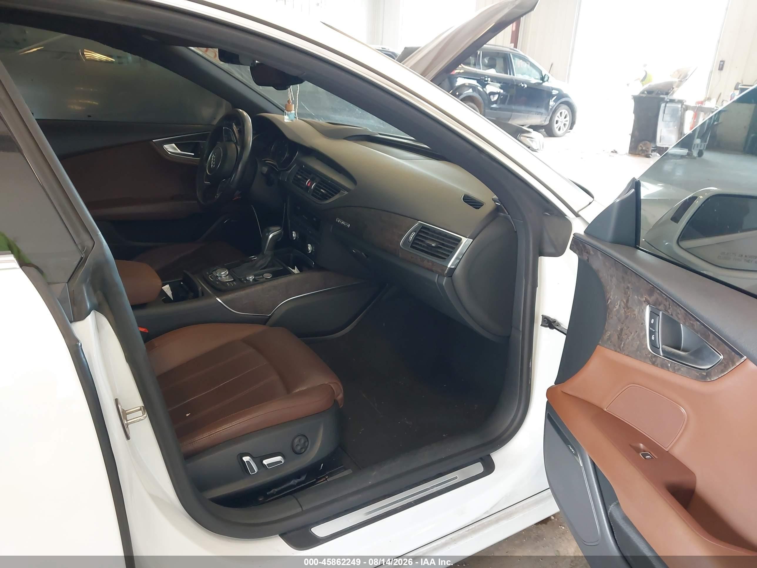 2017 Audi A7 3.0t Premium Plus White vin: WAU22AFC6HN012854