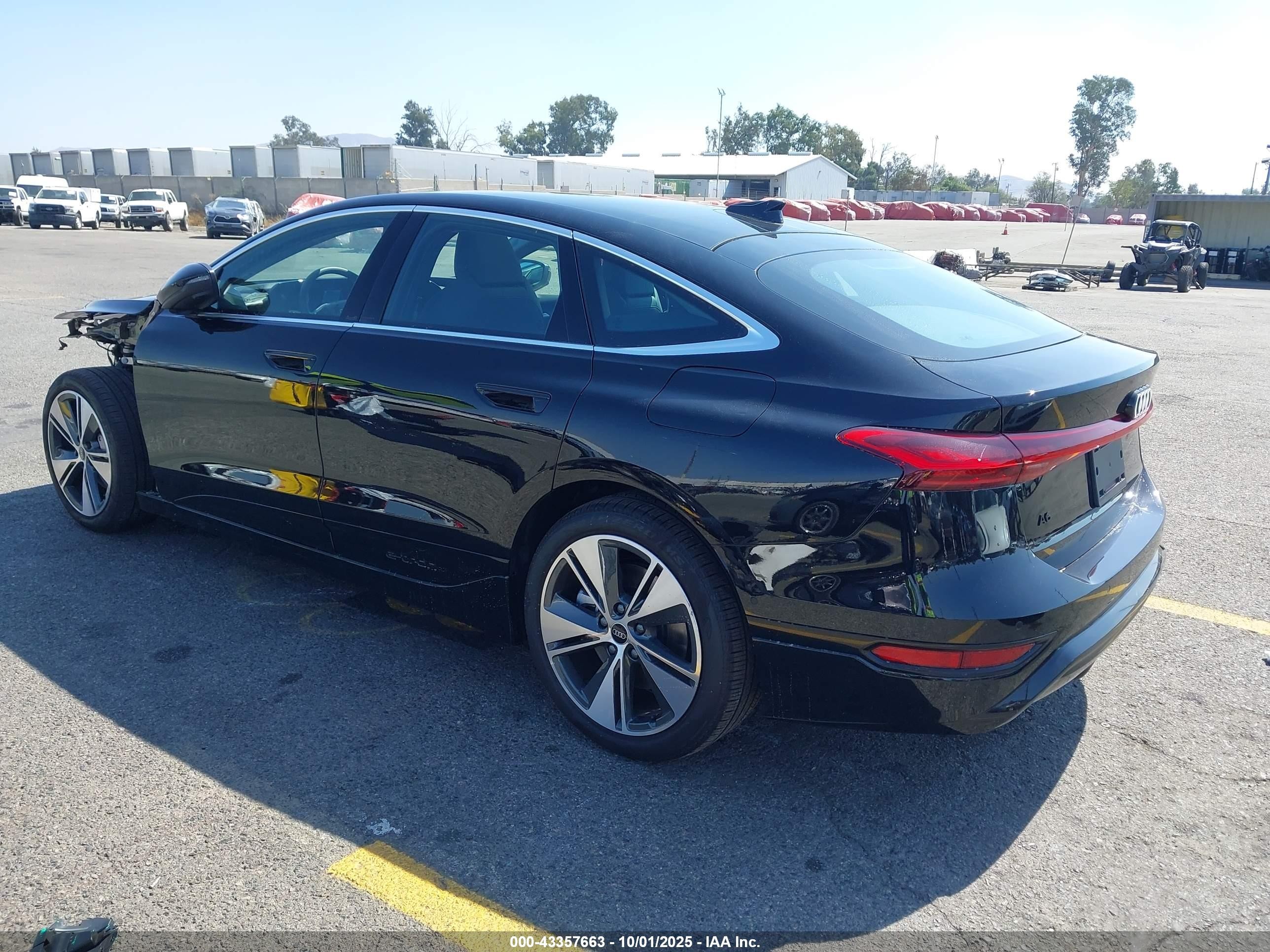 2025 Audi A6 E-tron Premium Plus Black vin: WAU2CAGH4SA018724