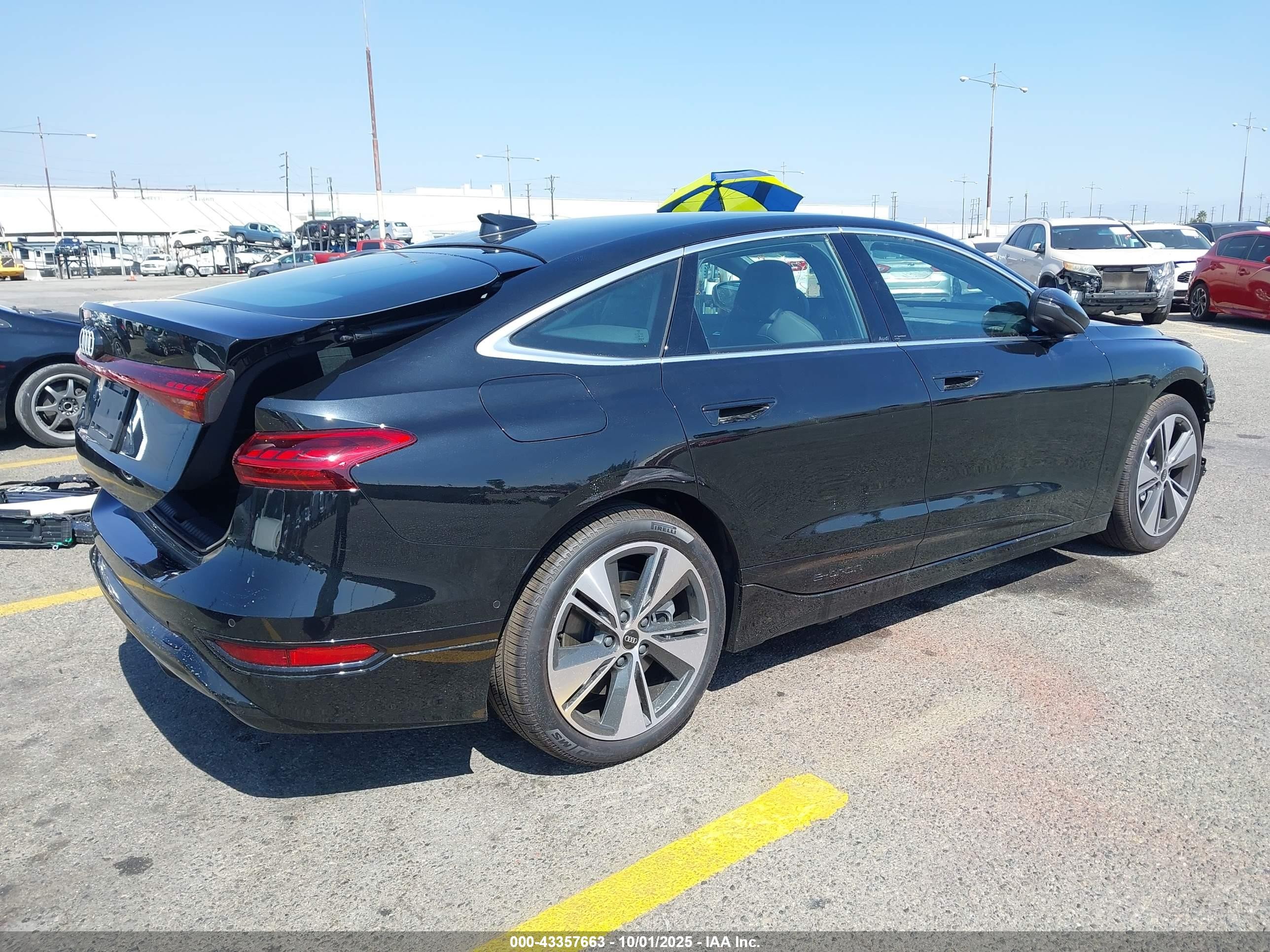 2025 Audi A6 E-tron Premium Plus Black vin: WAU2CAGH4SA018724