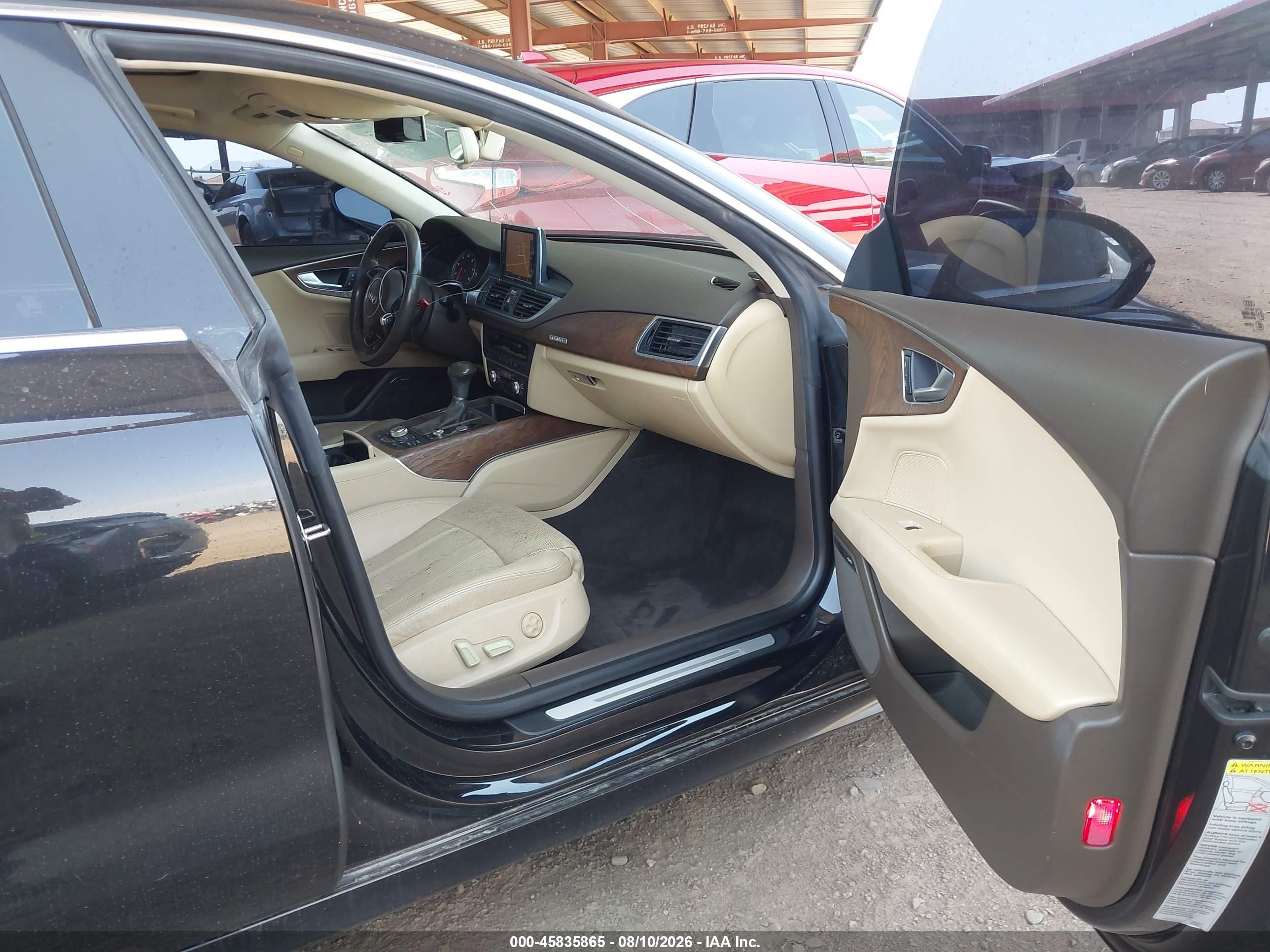 2012 Audi A7 3.0 Prestige Black vin: WAU2GAFC0CN151002