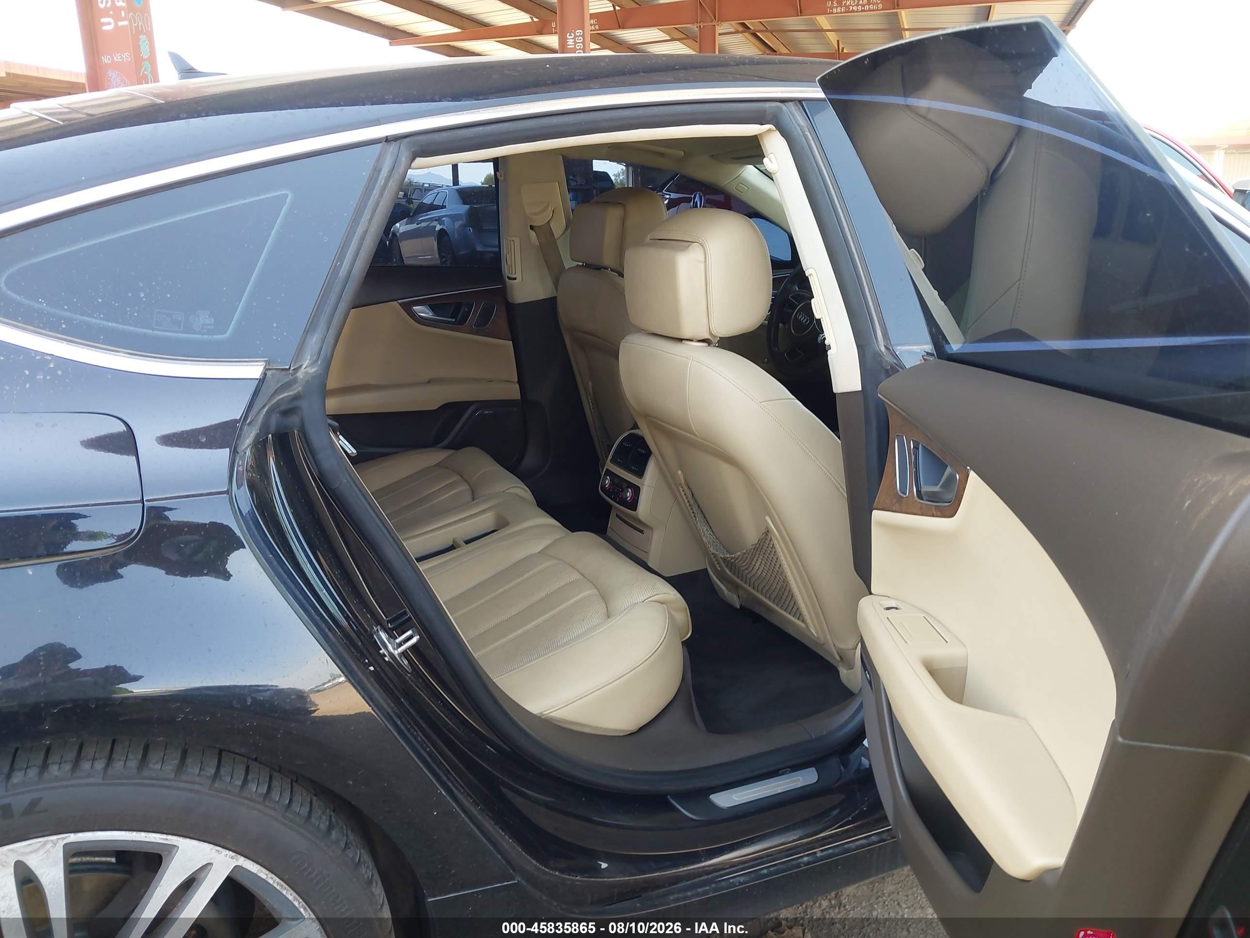 2012 Audi A7 3.0 Prestige Black vin: WAU2GAFC0CN151002