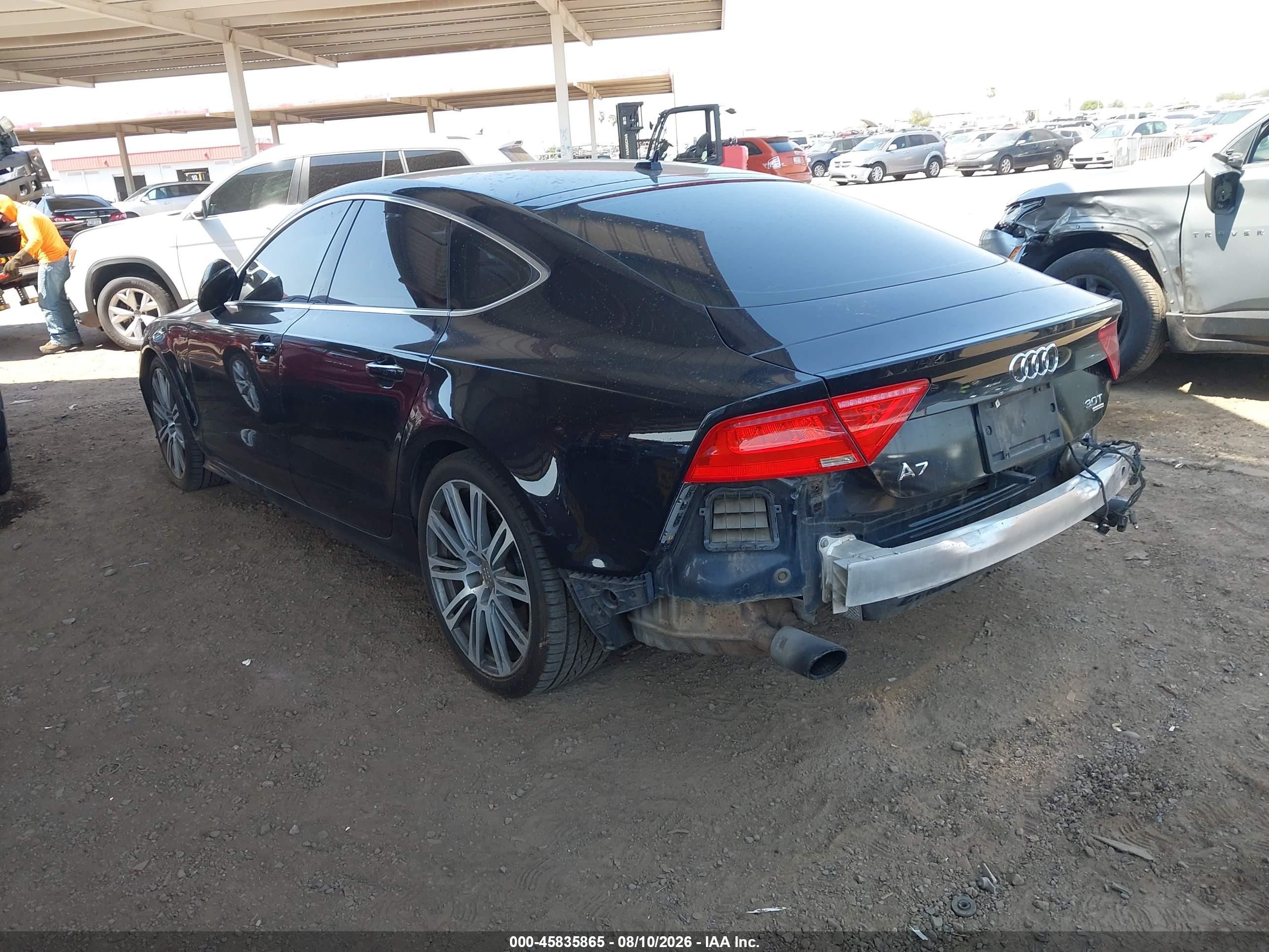 2012 Audi A7 3.0 Prestige Black vin: WAU2GAFC0CN151002