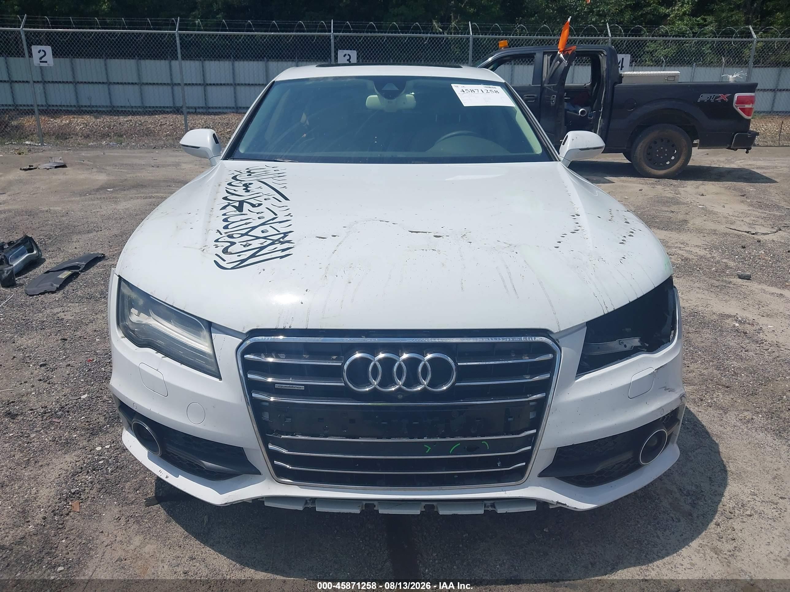 2014 Audi A7 3.0t Premium Plus White vin: WAU2GAFC0EN029128