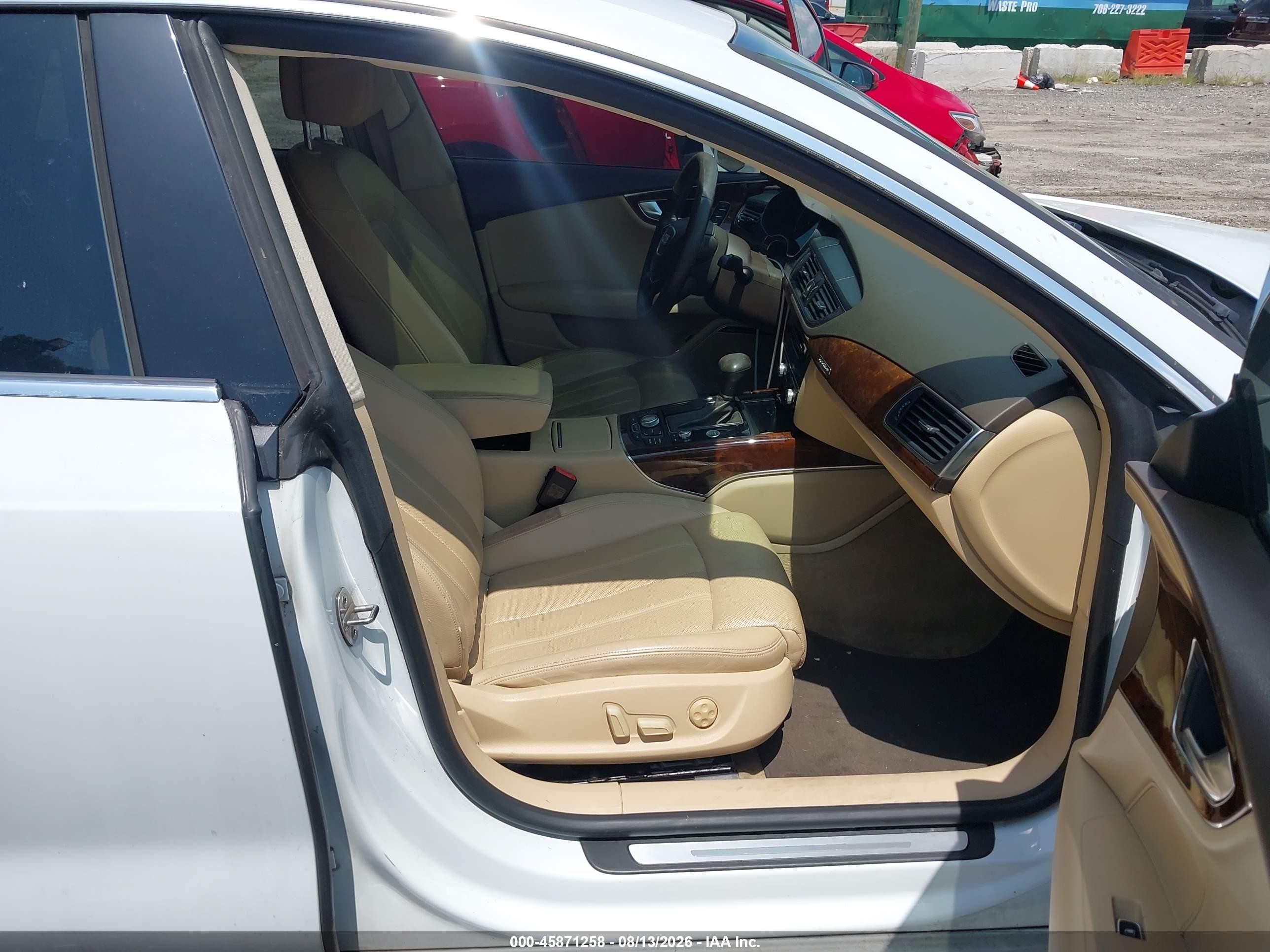2014 Audi A7 3.0t Premium Plus White vin: WAU2GAFC0EN029128
