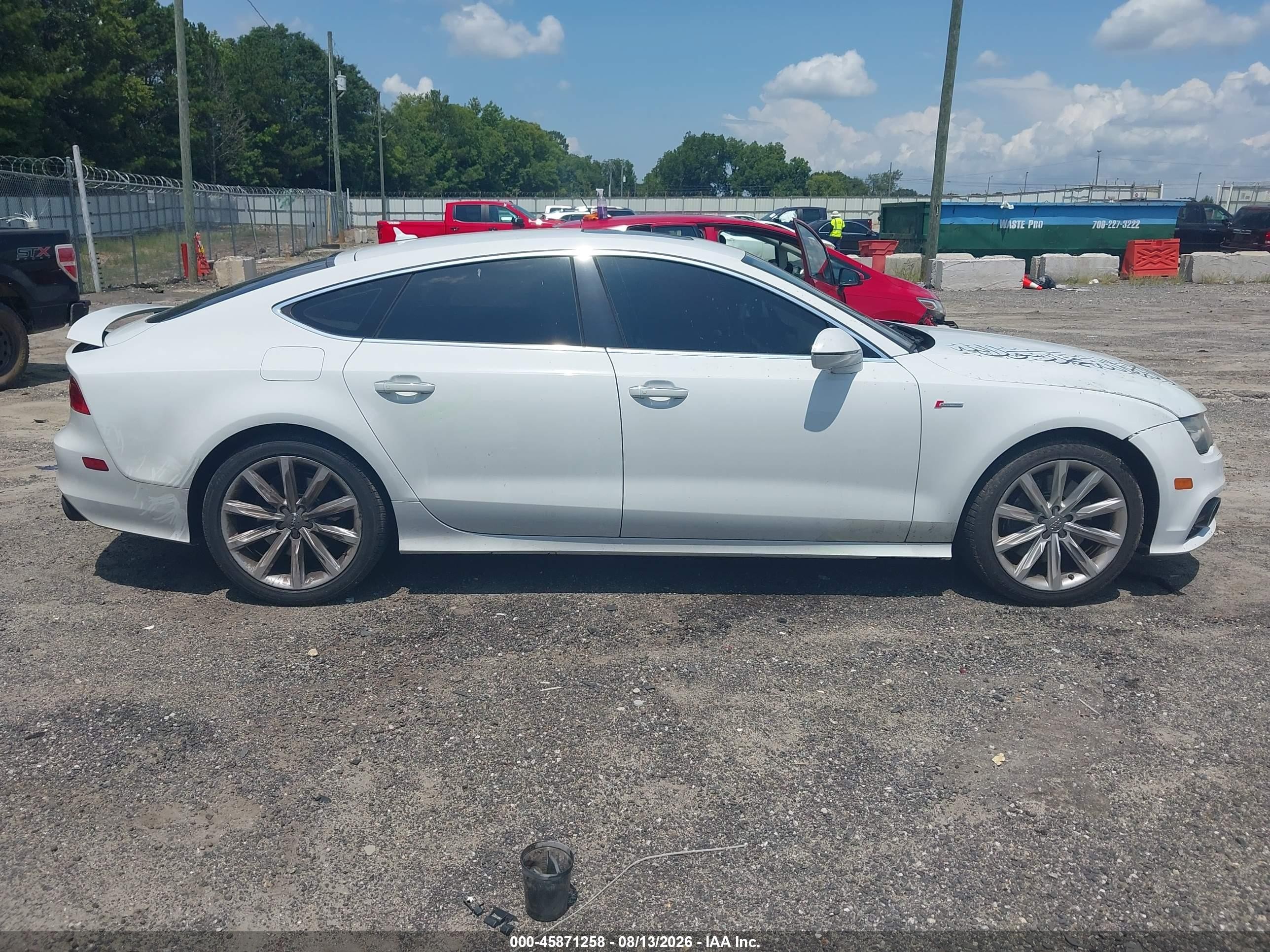 2014 Audi A7 3.0t Premium Plus White vin: WAU2GAFC0EN029128