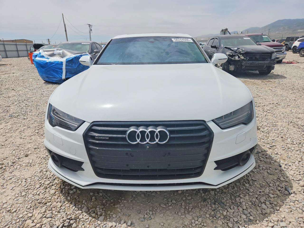 2016 Audi A7 Prestige White vin: WAU2GAFC0GN014843