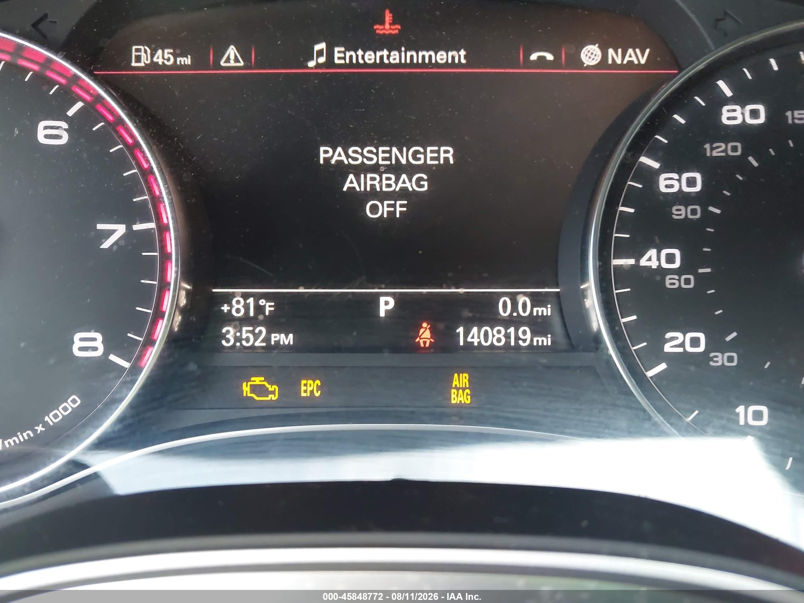 2012 Audi A7 3.0 Prestige Gray vin: WAU2GAFC1CN085821