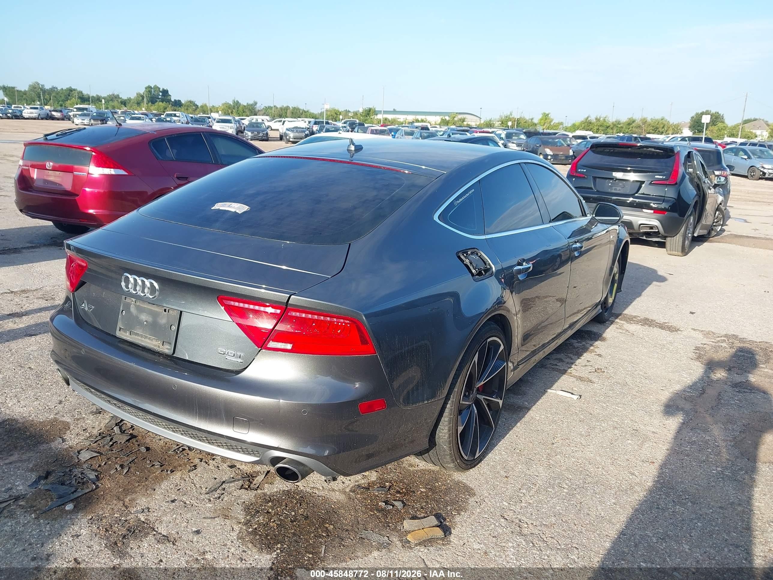 2012 Audi A7 3.0 Prestige Gray vin: WAU2GAFC1CN085821