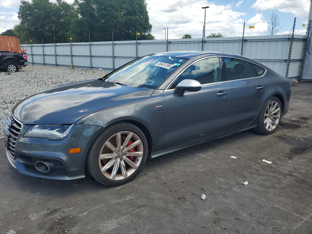 2013 Audi A7 Prestige Серый vin: WAU2GAFC1DN107236