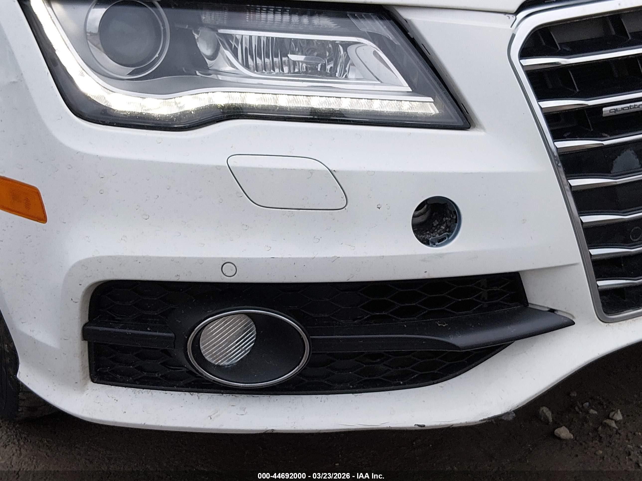 2014 Audi A7 3.0t Premium Plus White vin: WAU2GAFC1EN146328