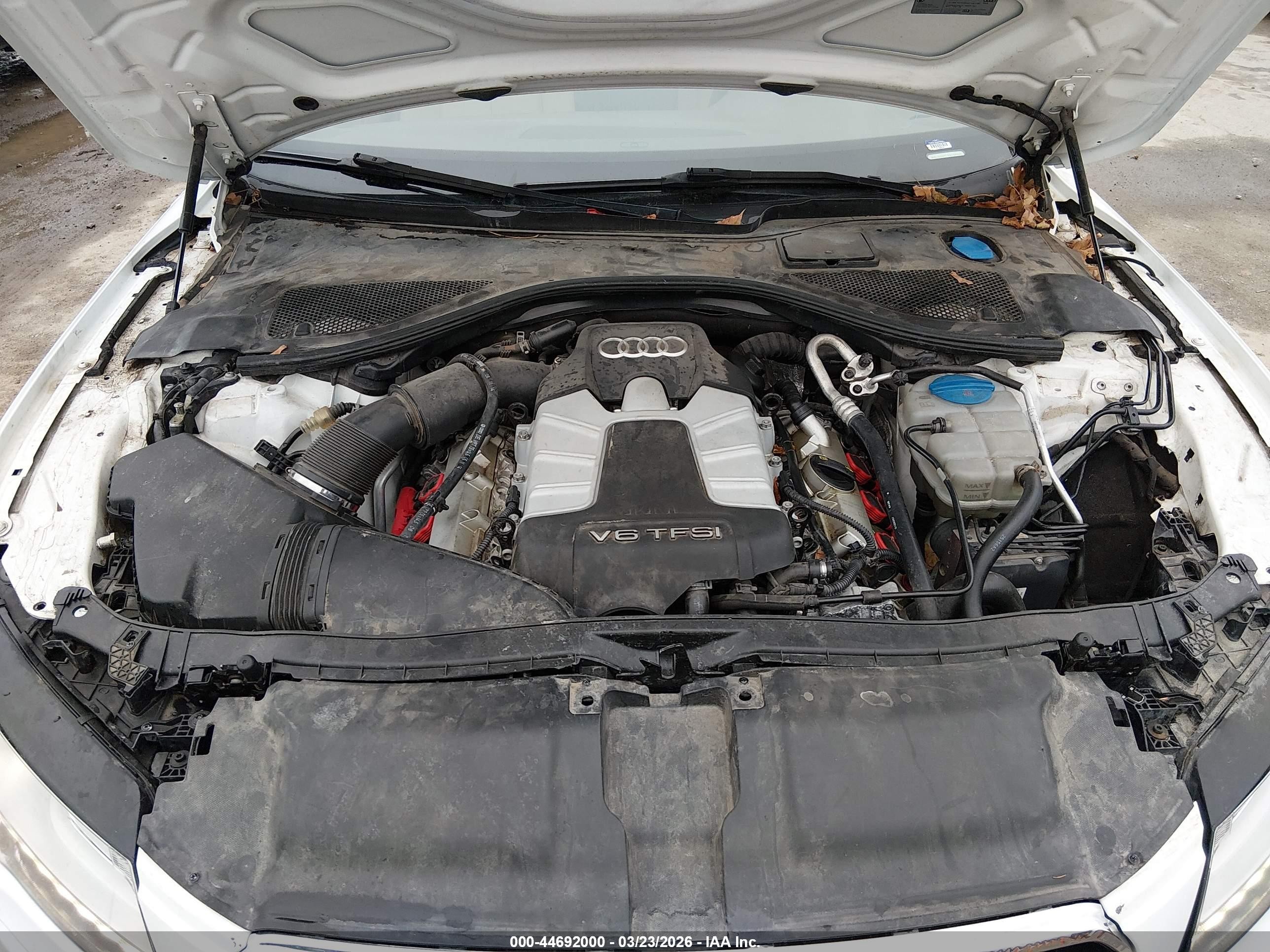 2014 Audi A7 3.0t Premium Plus White vin: WAU2GAFC1EN146328