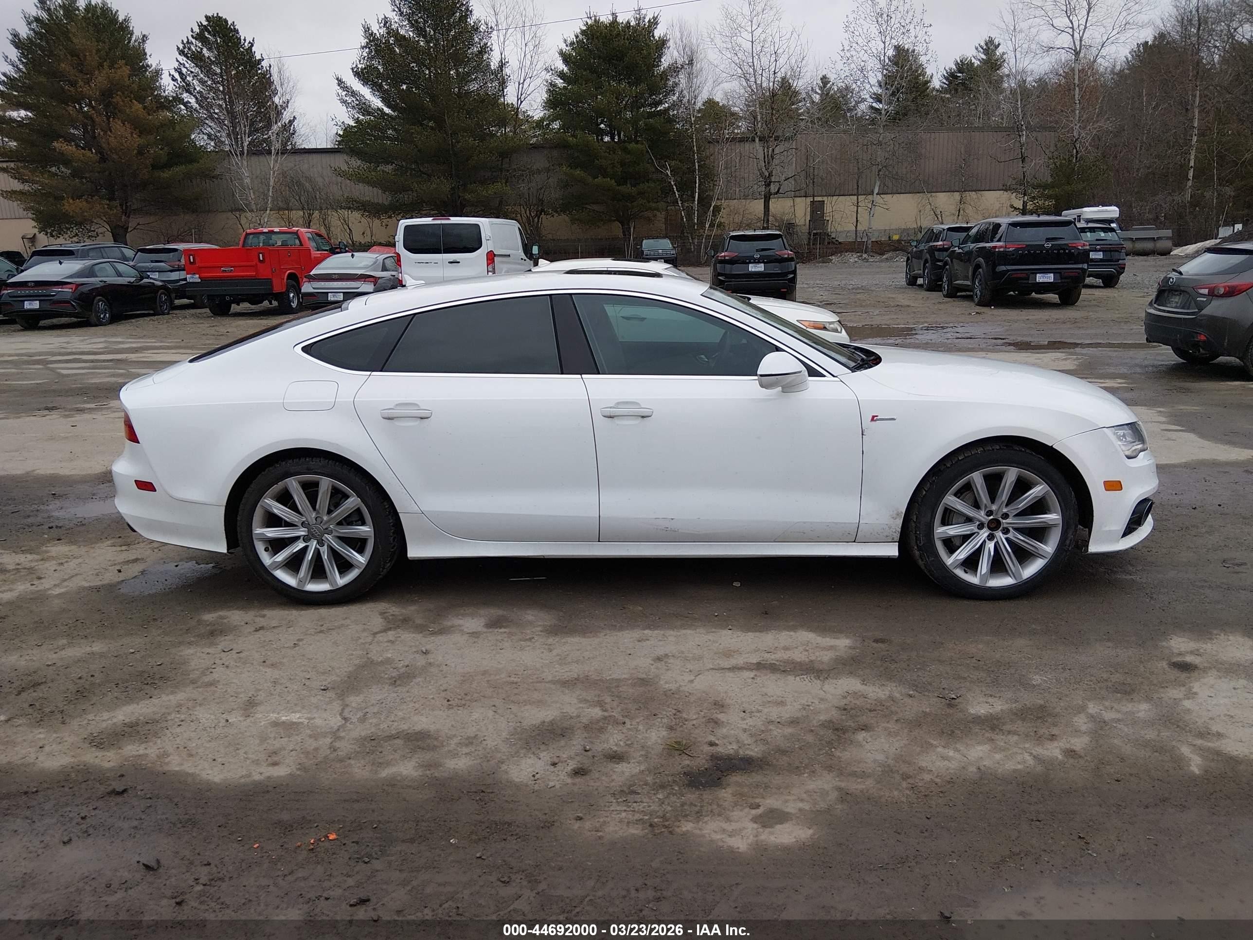 2014 Audi A7 3.0t Premium Plus White vin: WAU2GAFC1EN146328
