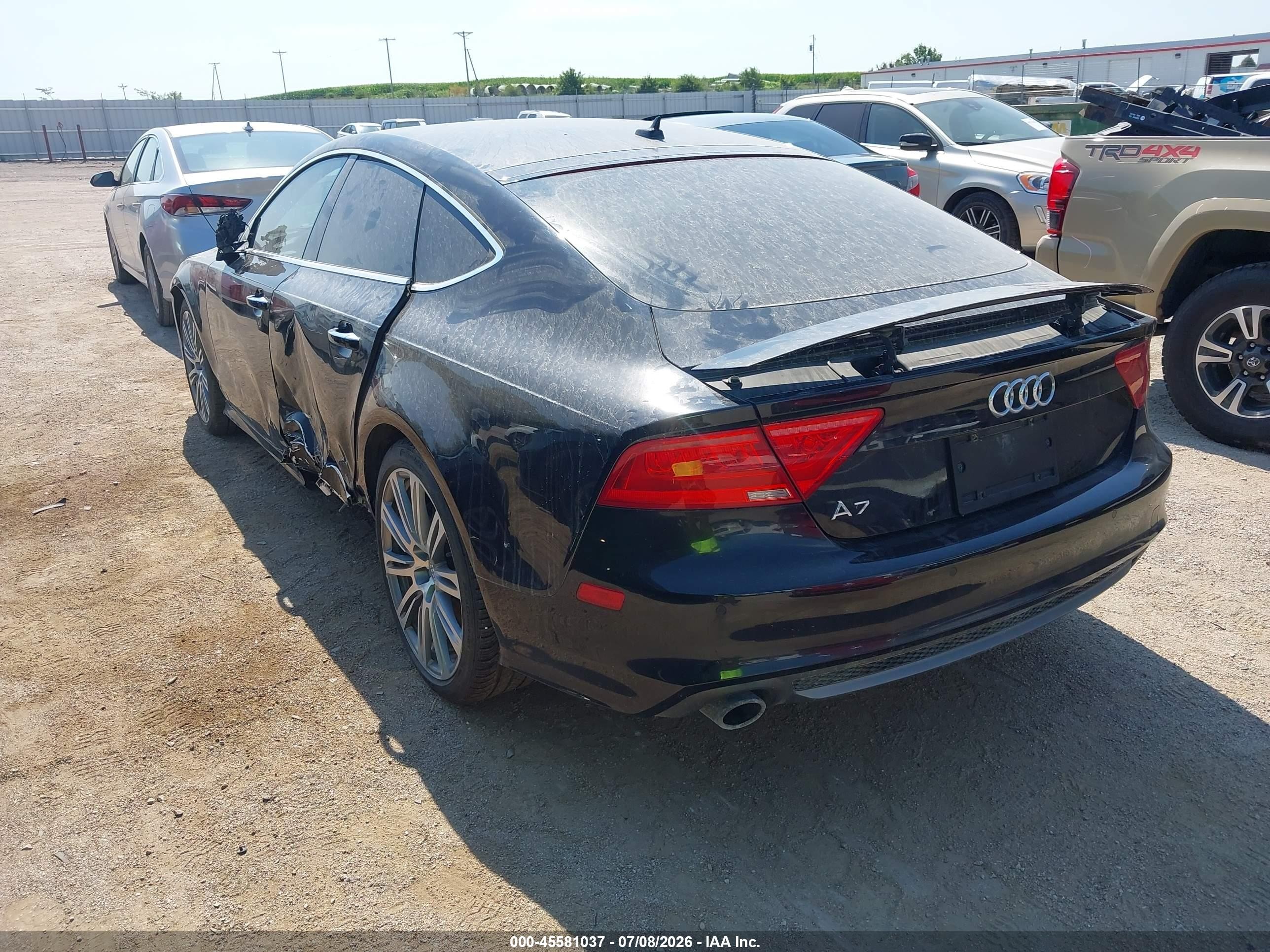 2015 Audi A7 3.0t Premium Plus Black vin: WAU2GAFC1FN003591