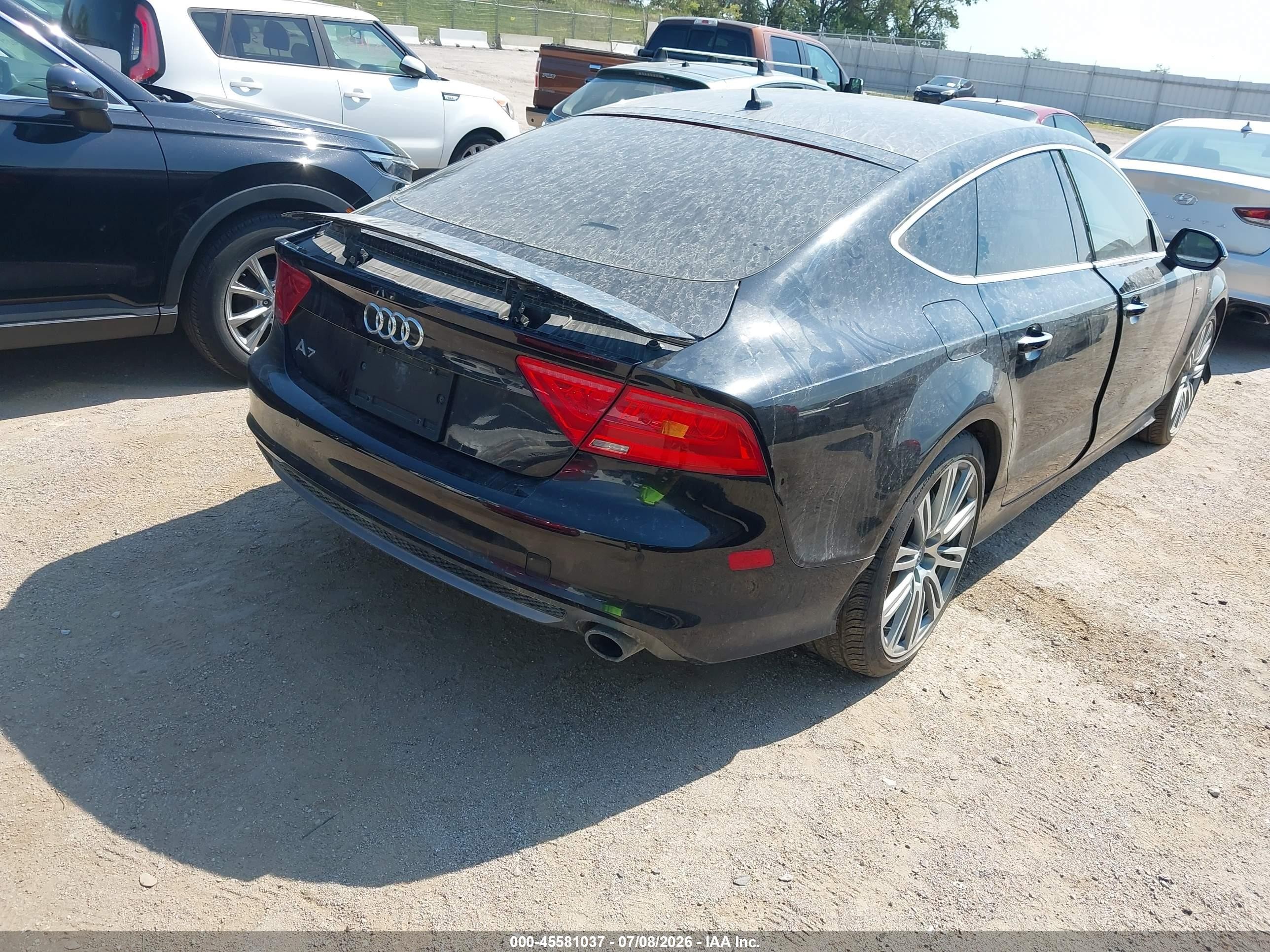 2015 Audi A7 3.0t Premium Plus Black vin: WAU2GAFC1FN003591