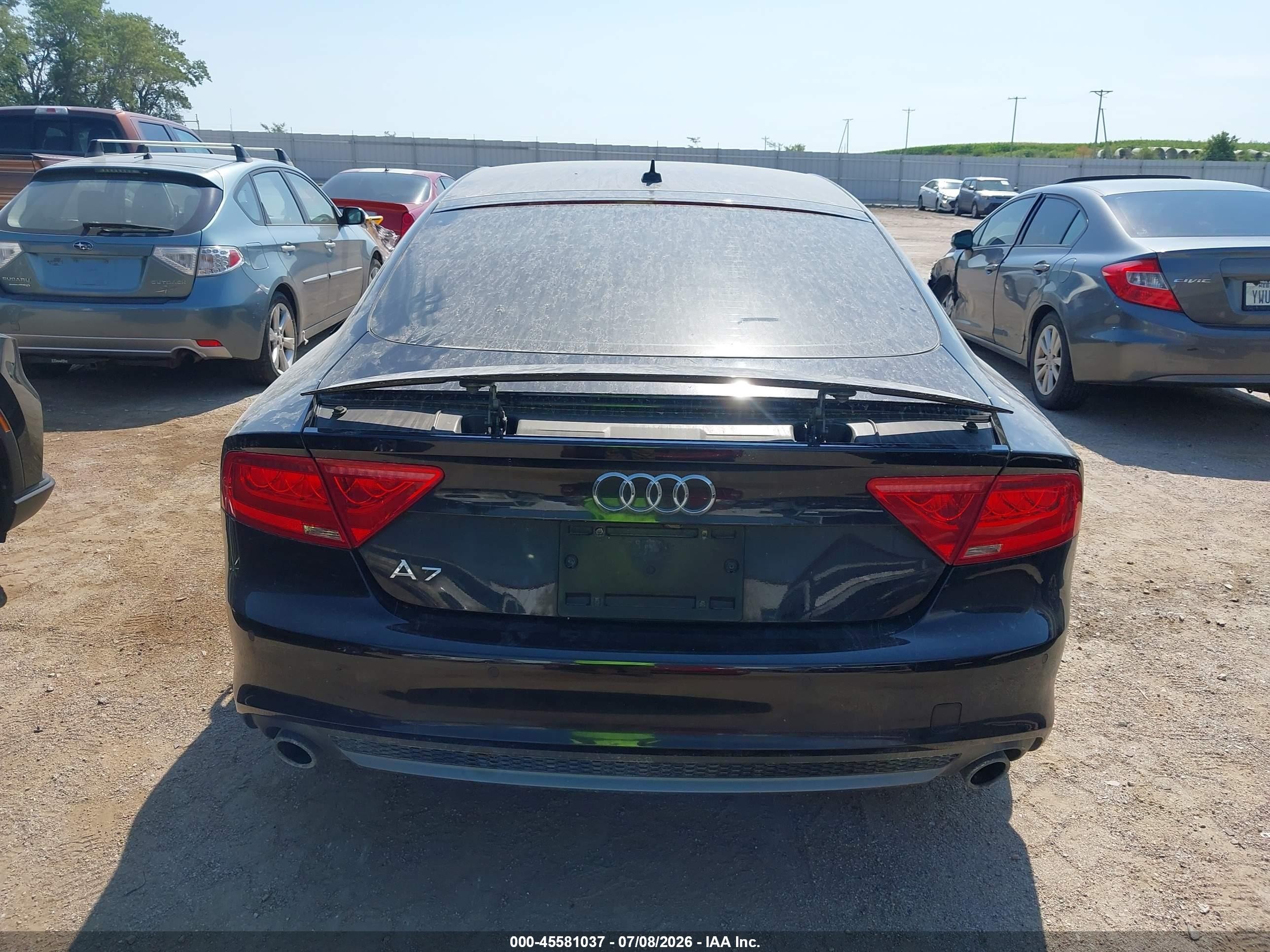 2015 Audi A7 3.0t Premium Plus Black vin: WAU2GAFC1FN003591