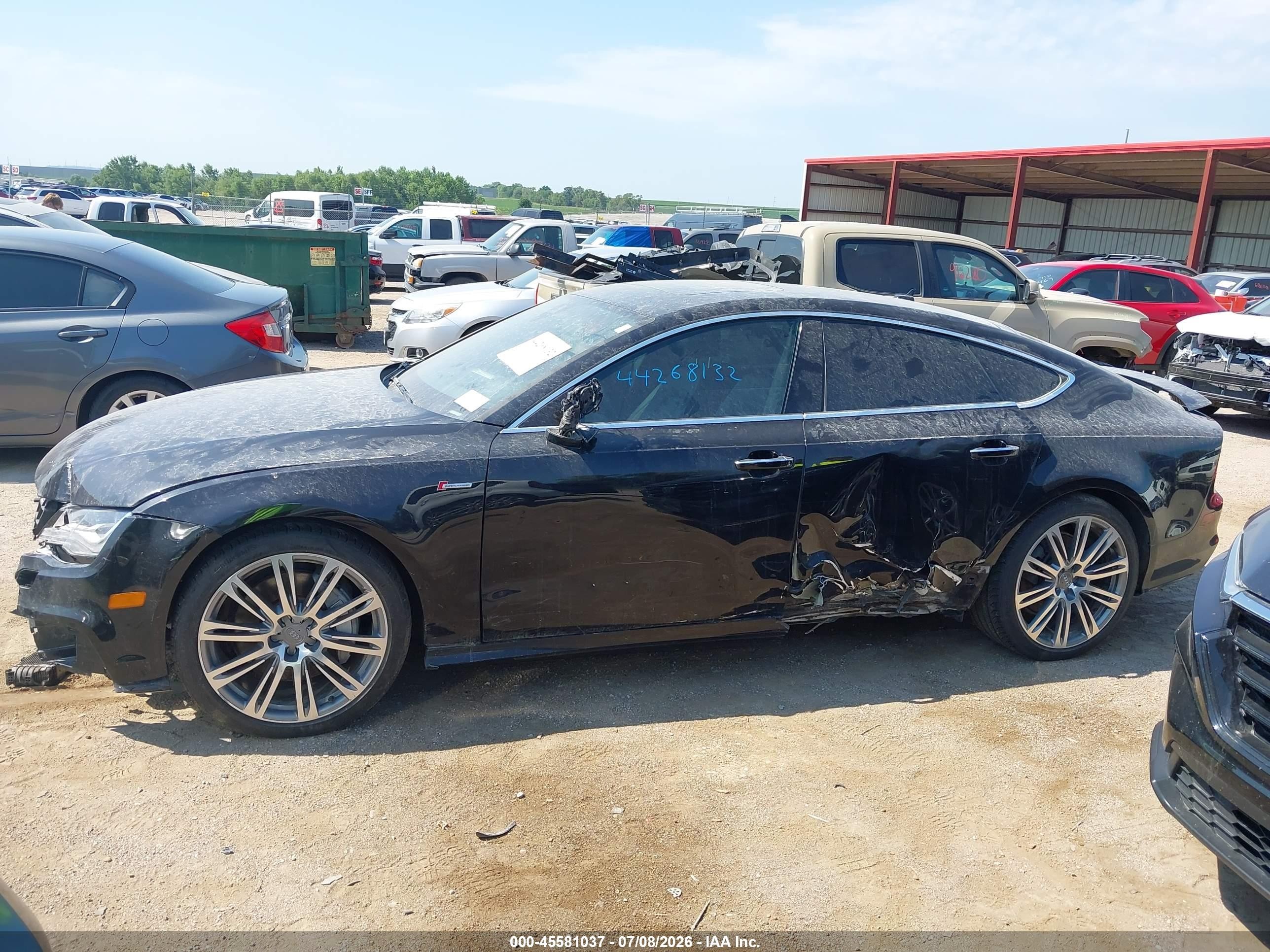 2015 Audi A7 3.0t Premium Plus Black vin: WAU2GAFC1FN003591