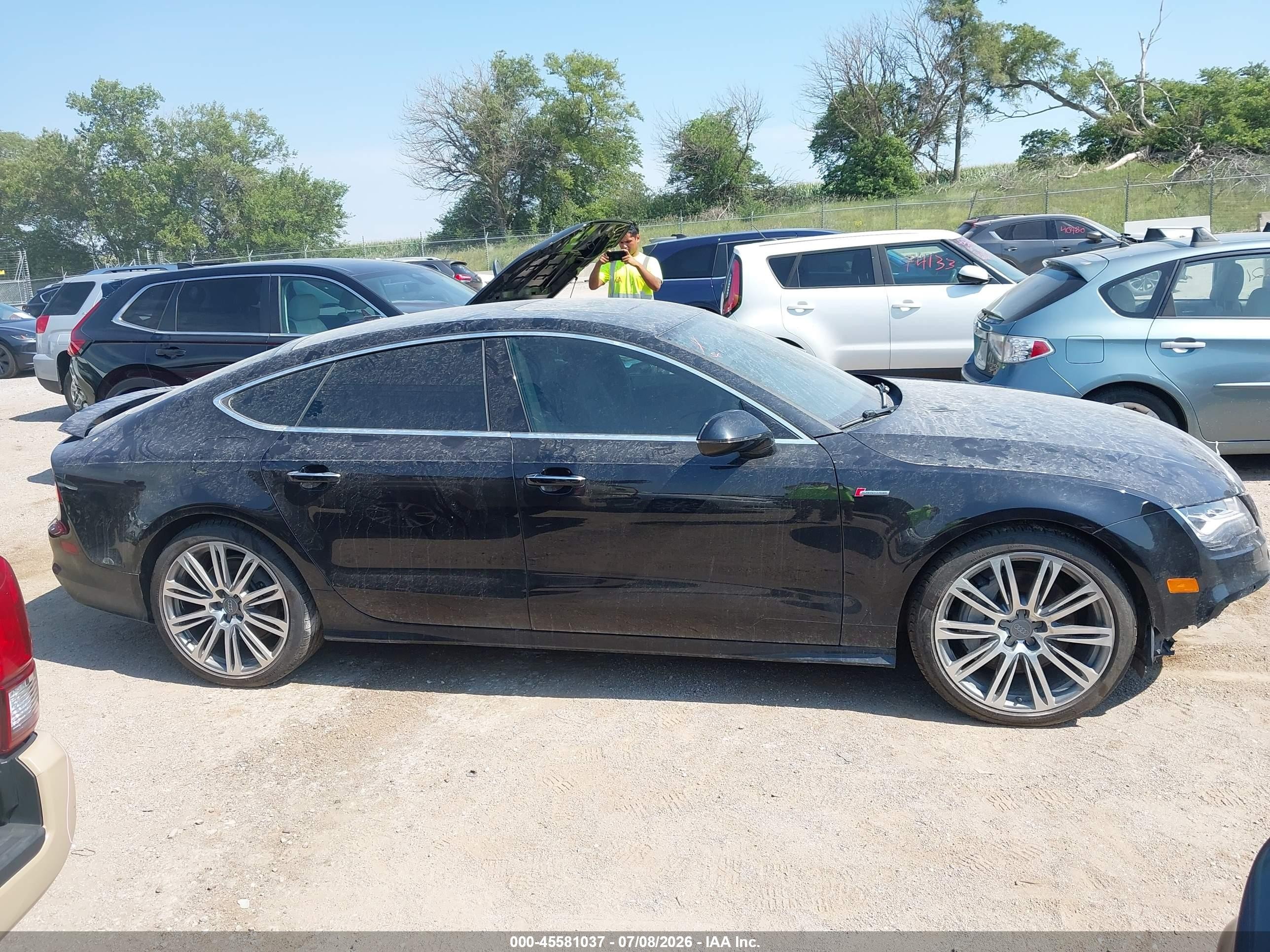 2015 Audi A7 3.0t Premium Plus Black vin: WAU2GAFC1FN003591