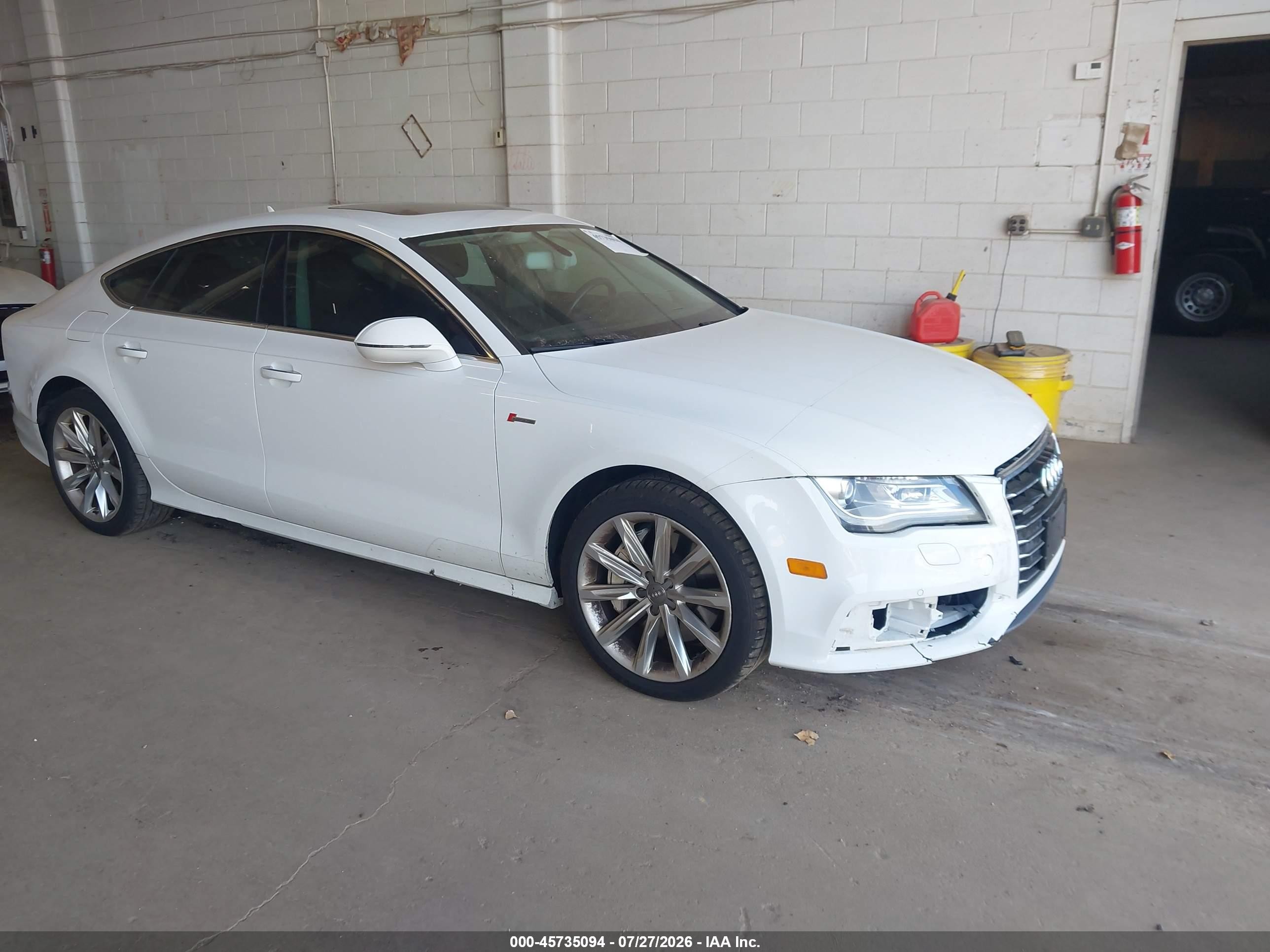 2012 Audi A7 3.0 Prestige White vin: WAU2GAFC2CN082121