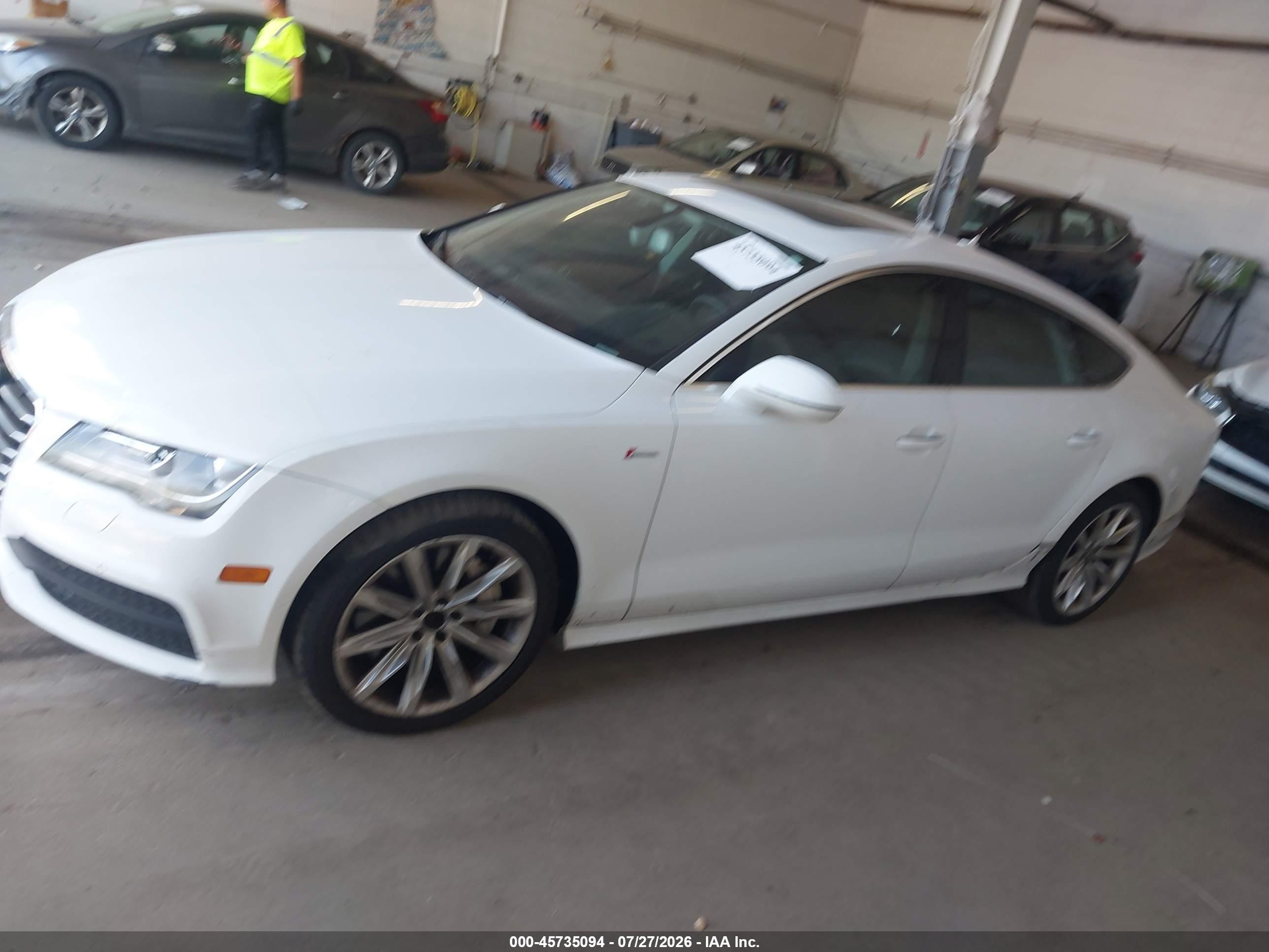 2012 Audi A7 3.0 Prestige White vin: WAU2GAFC2CN082121
