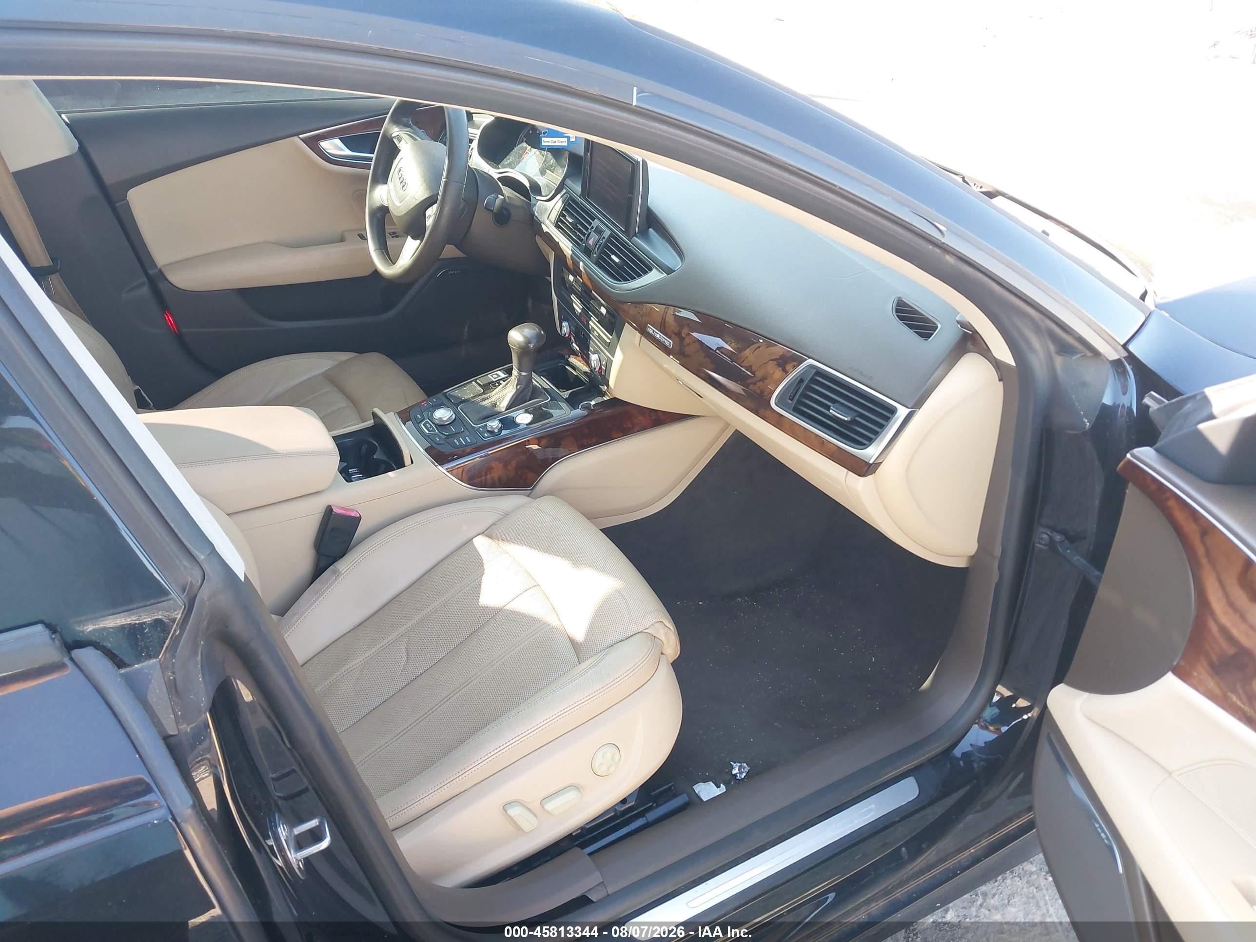 2012 Audi A7 3.0 Prestige Black vin: WAU2GAFC2CN089019