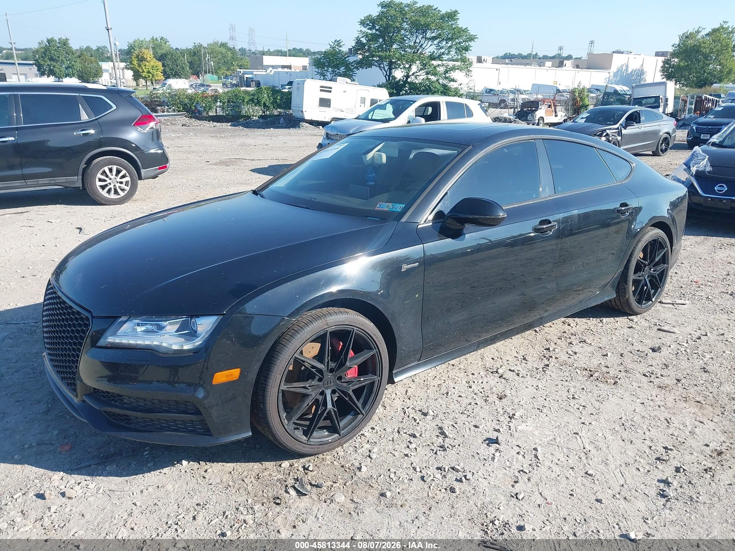 2012 Audi A7 3.0 Prestige Black vin: WAU2GAFC2CN089019
