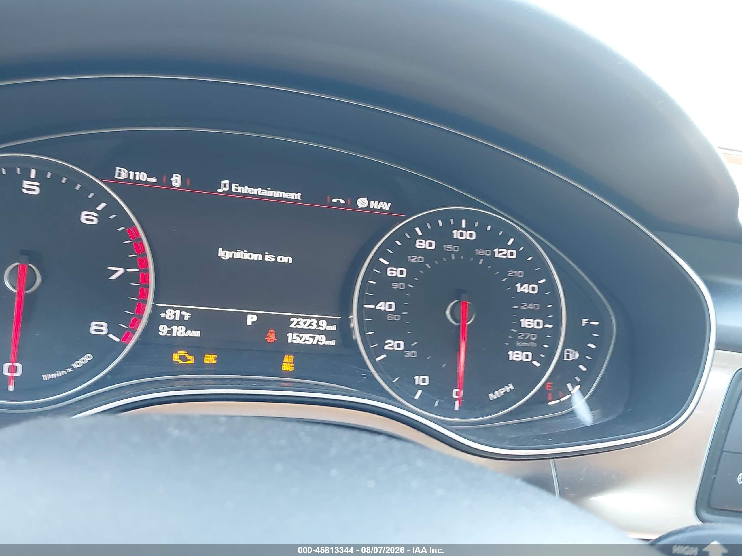 2012 Audi A7 3.0 Prestige Black vin: WAU2GAFC2CN089019