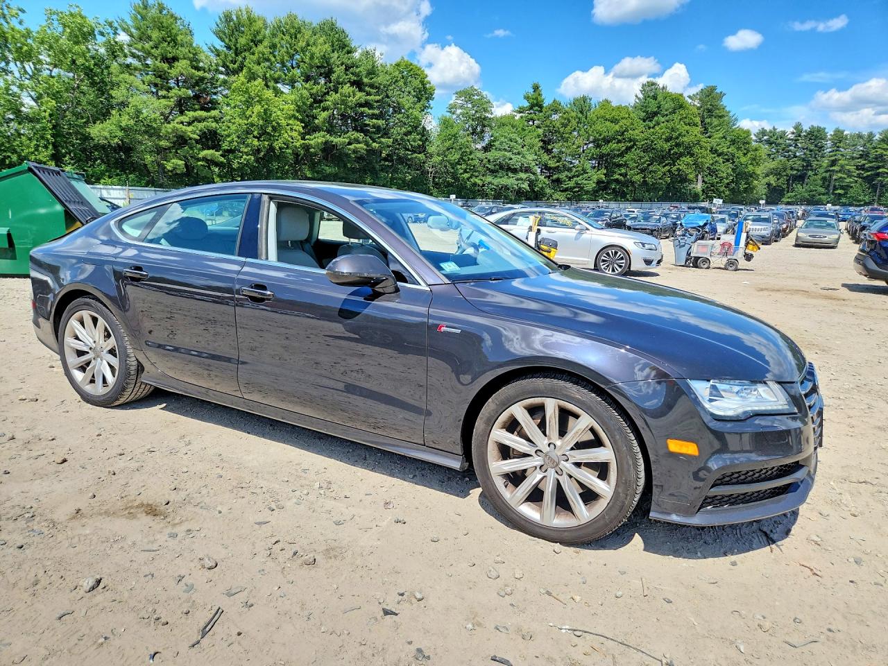 2012 Audi A7 Prestige Charcoal vin: WAU2GAFC2CN131270