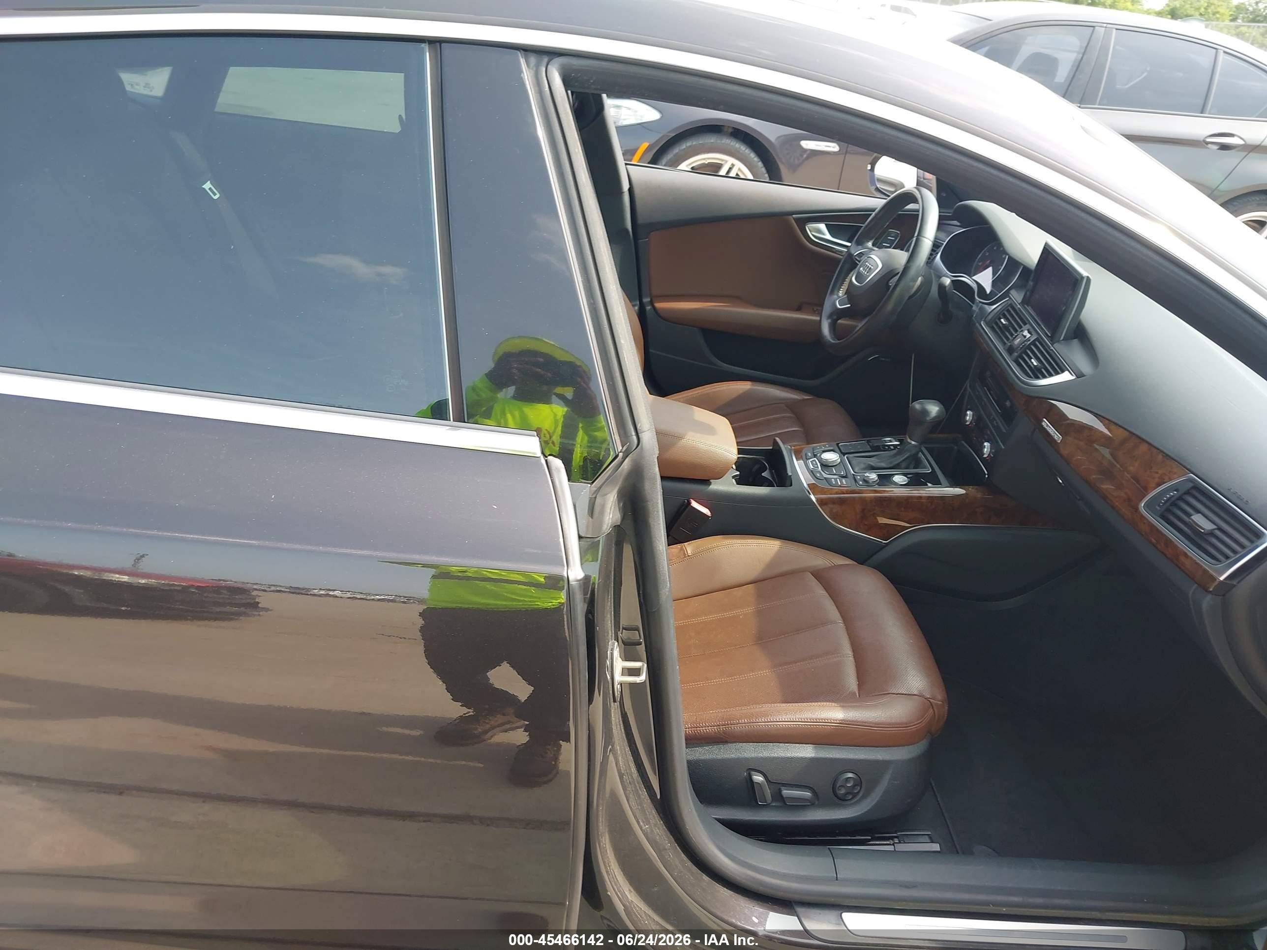 2013 Audi A7 3.0t Premium Серый vin: WAU2GAFC2DN009817
