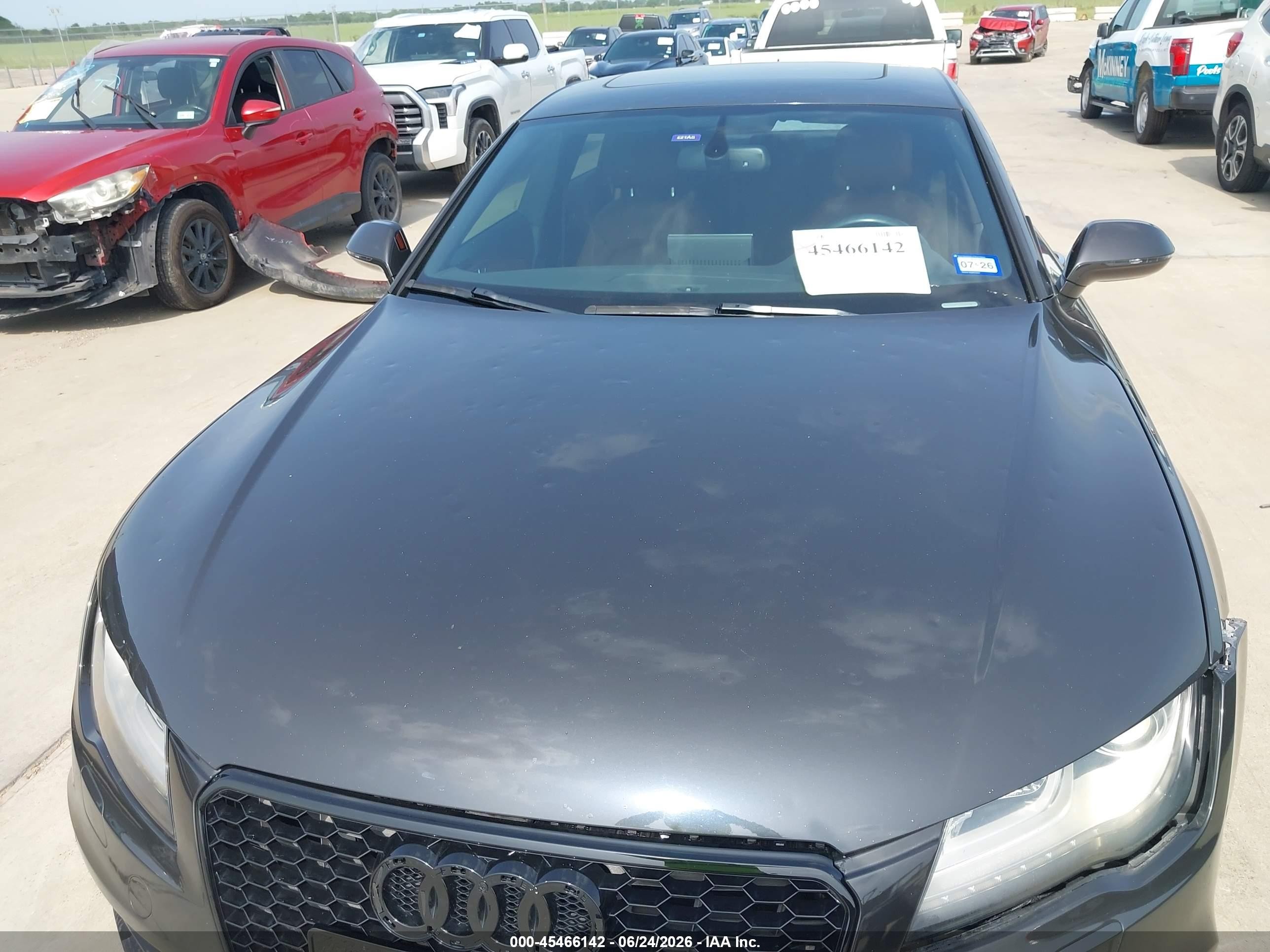 2013 Audi A7 3.0t Premium Серый vin: WAU2GAFC2DN009817