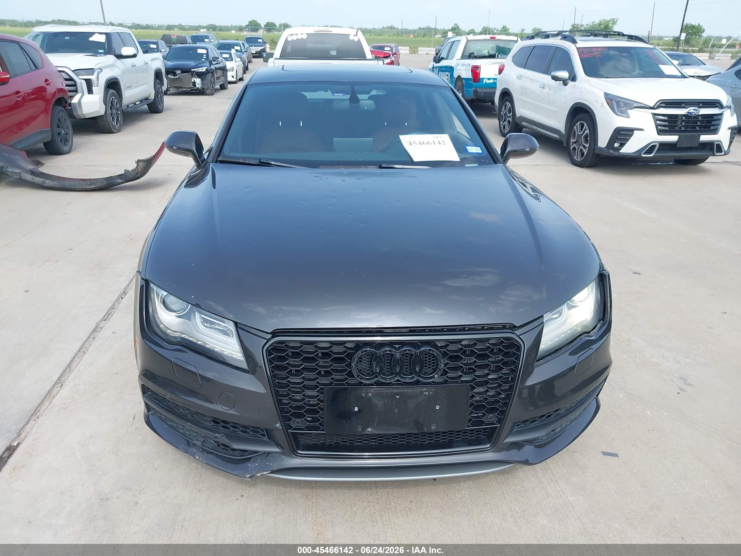 2013 Audi A7 3.0t Premium Серый vin: WAU2GAFC2DN009817
