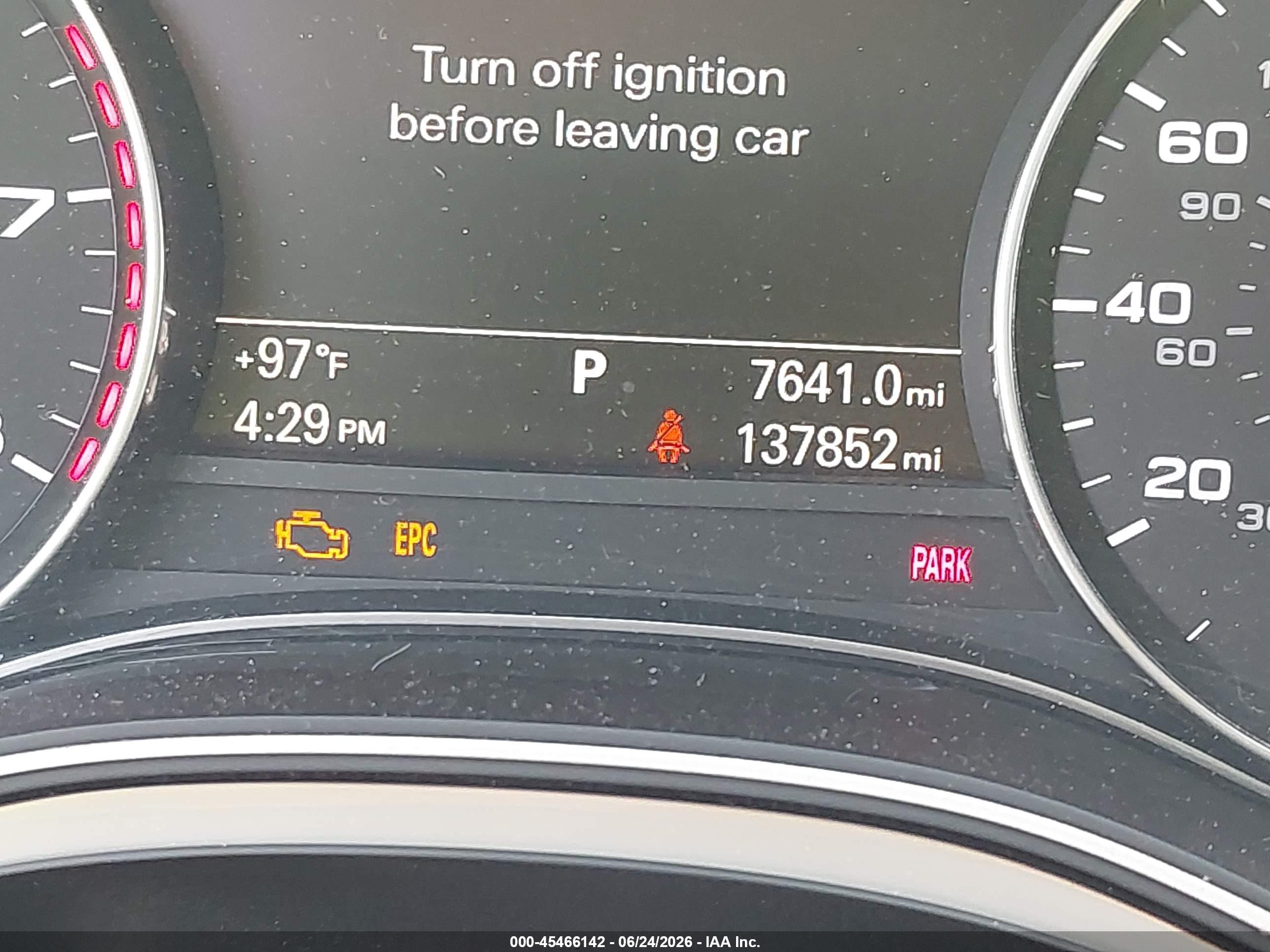 2013 Audi A7 3.0t Premium Серый vin: WAU2GAFC2DN009817